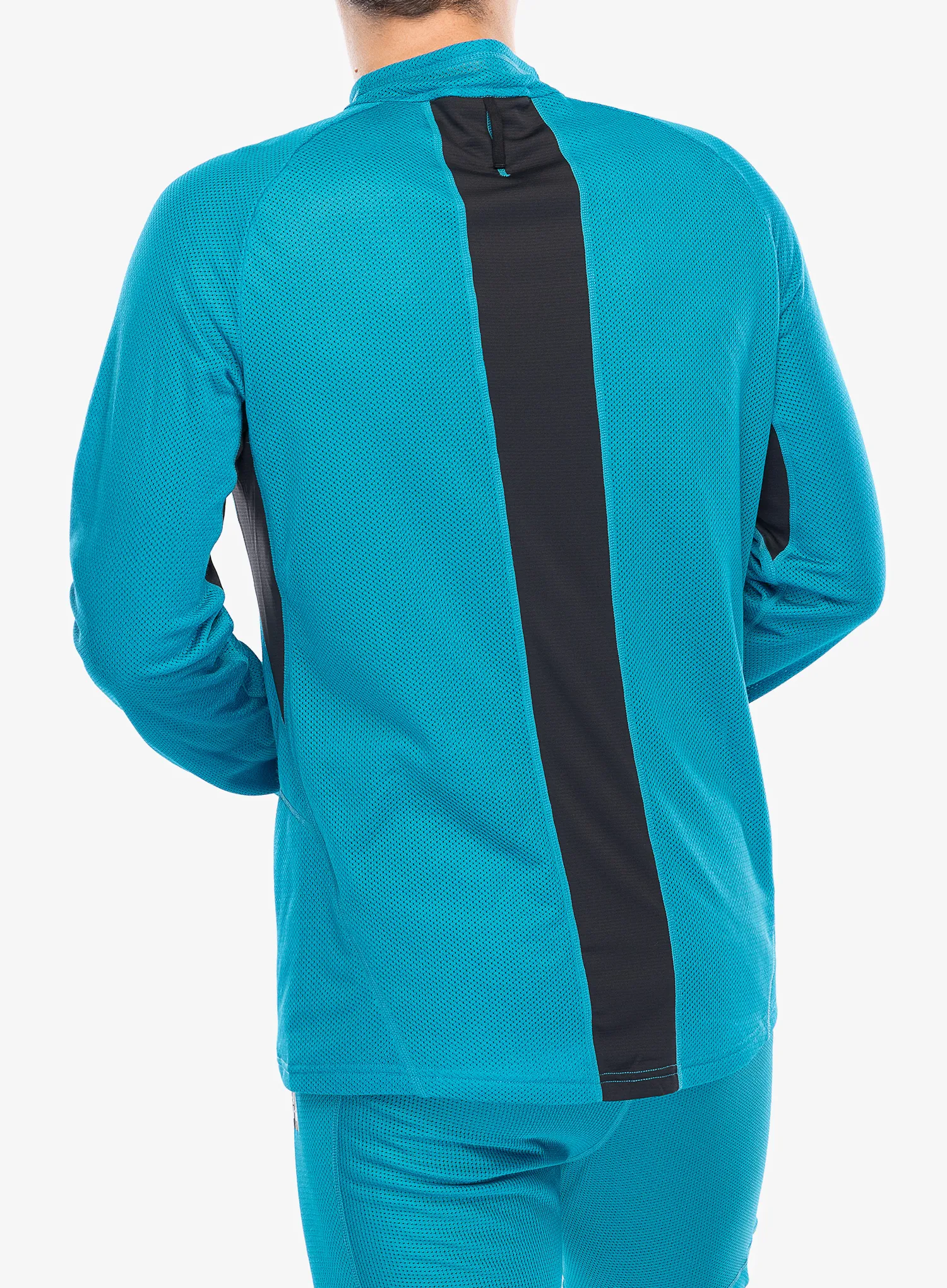 Dukserica s 1/2 patentnim zatvaračem Jack Wolfskin Expdn Octa HZ - everest blue