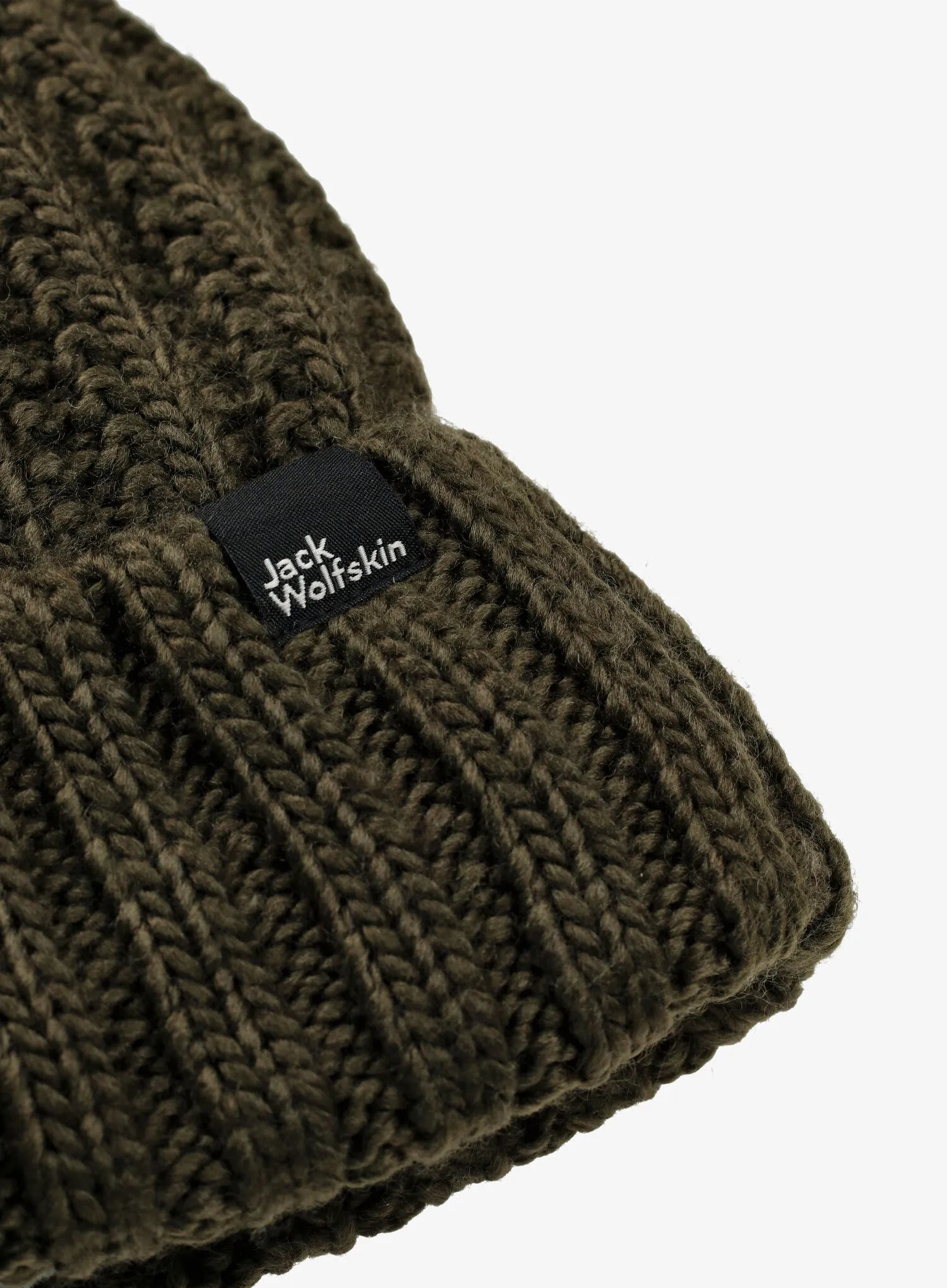 Ženska zimska kapa Jack Wolfskin Highloft Knit Beanie - island moss