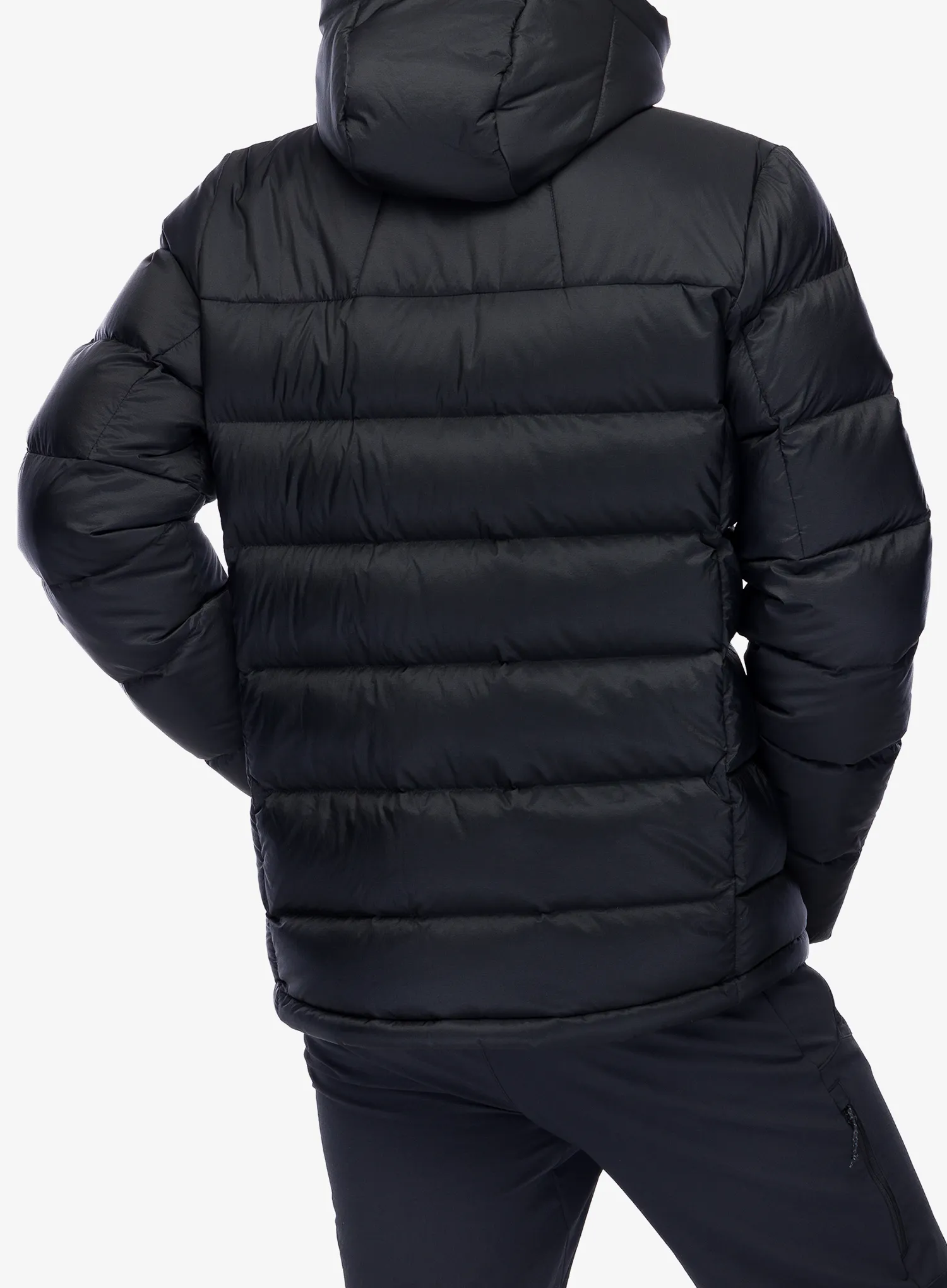 Pernata jakna Jack Wolfskin Nebelhorn Down Hoody - black