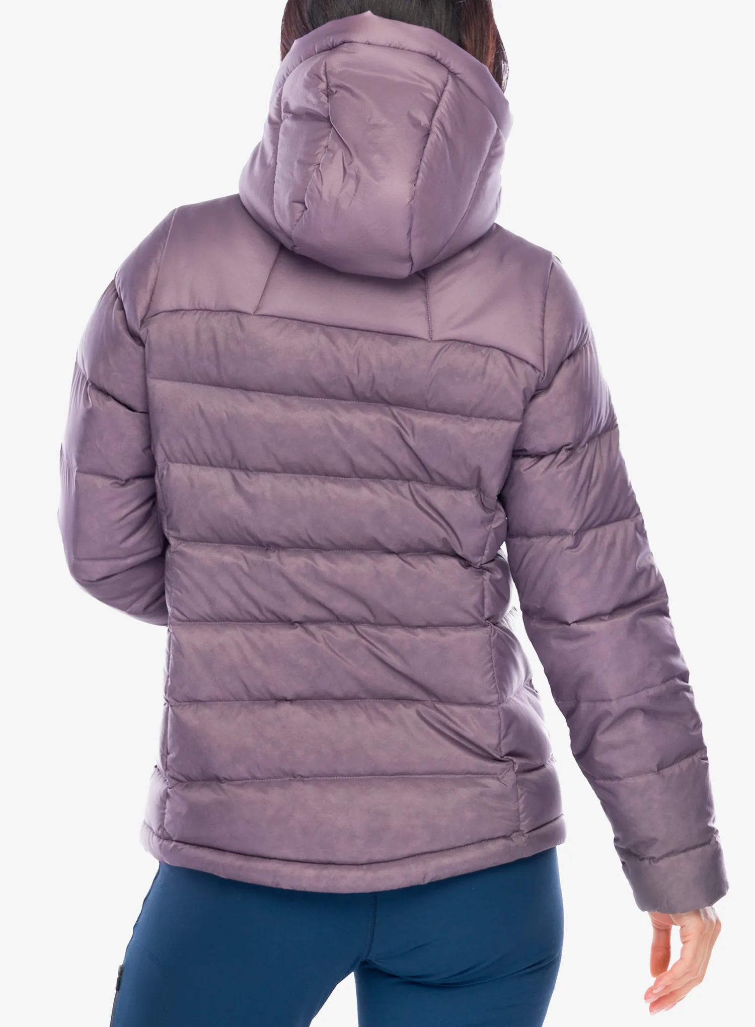 Ženska perjana jakna Jack Wolfskin Nebelhorn Down Hoody - wild blossom