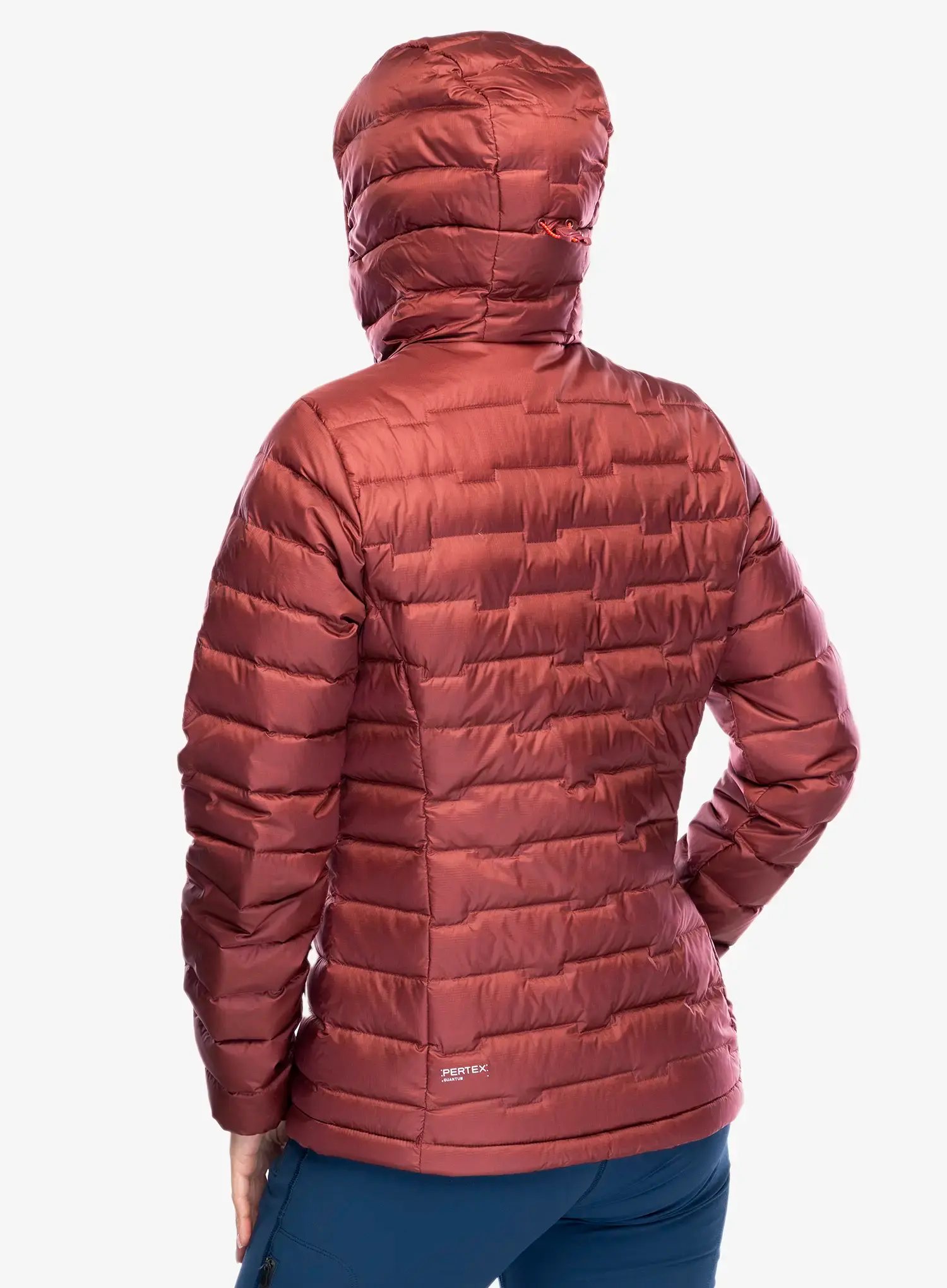 Ženska perjana jakna Jack Wolfskin Passamani Down Hoody - red ochre