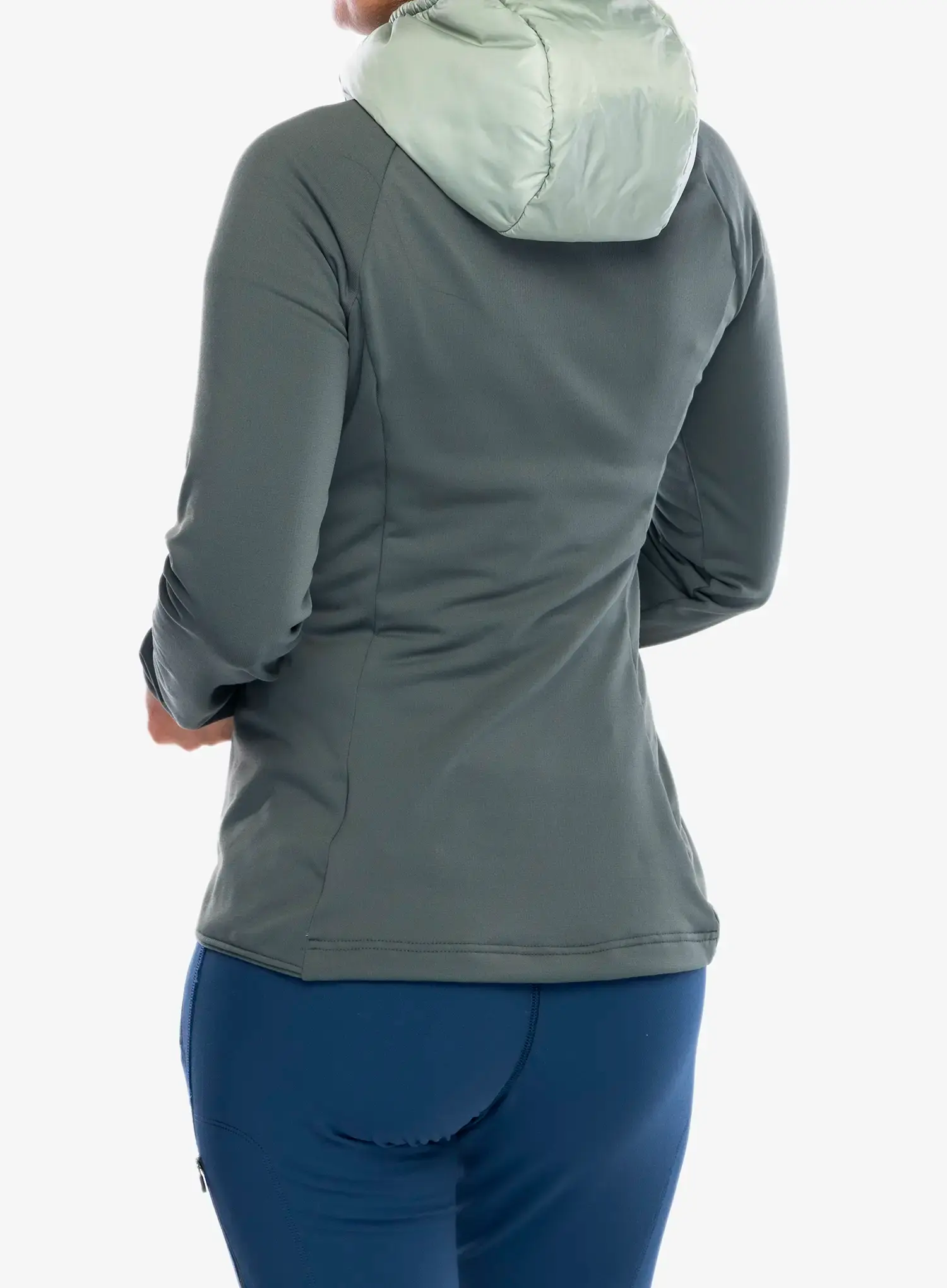 Ženska hibridna jakna Jack Wolfskin Routeburn Pro Hybrid - mint leaf