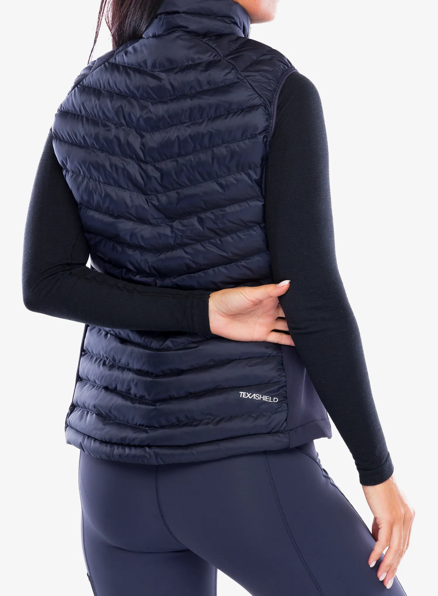 Ženski prsluk Jack Wolfskin Routeburn Pro Ins Vest - graphite/cool grey