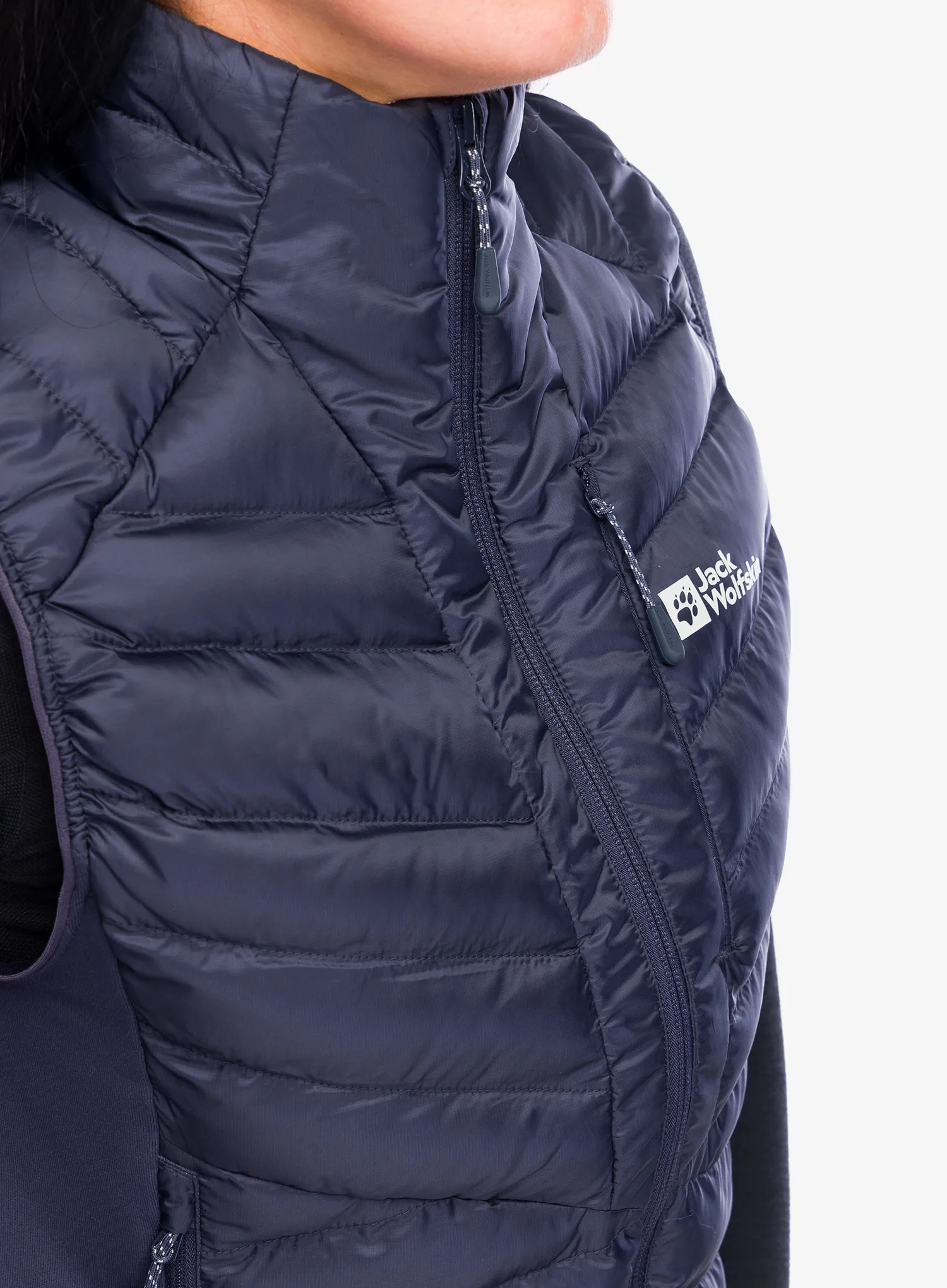 Ženski prsluk Jack Wolfskin Routeburn Pro Ins Vest - graphite/cool grey