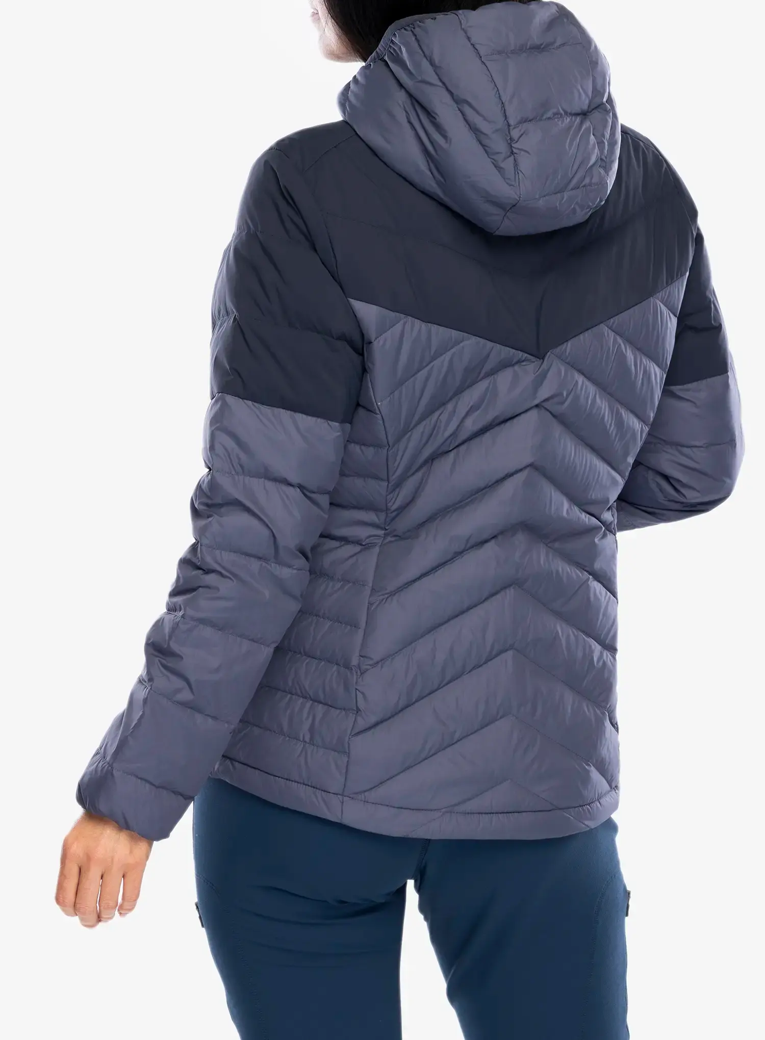 Ženska perjana jakna Jack Wolfskin Tundra Down Hoody - dolphin