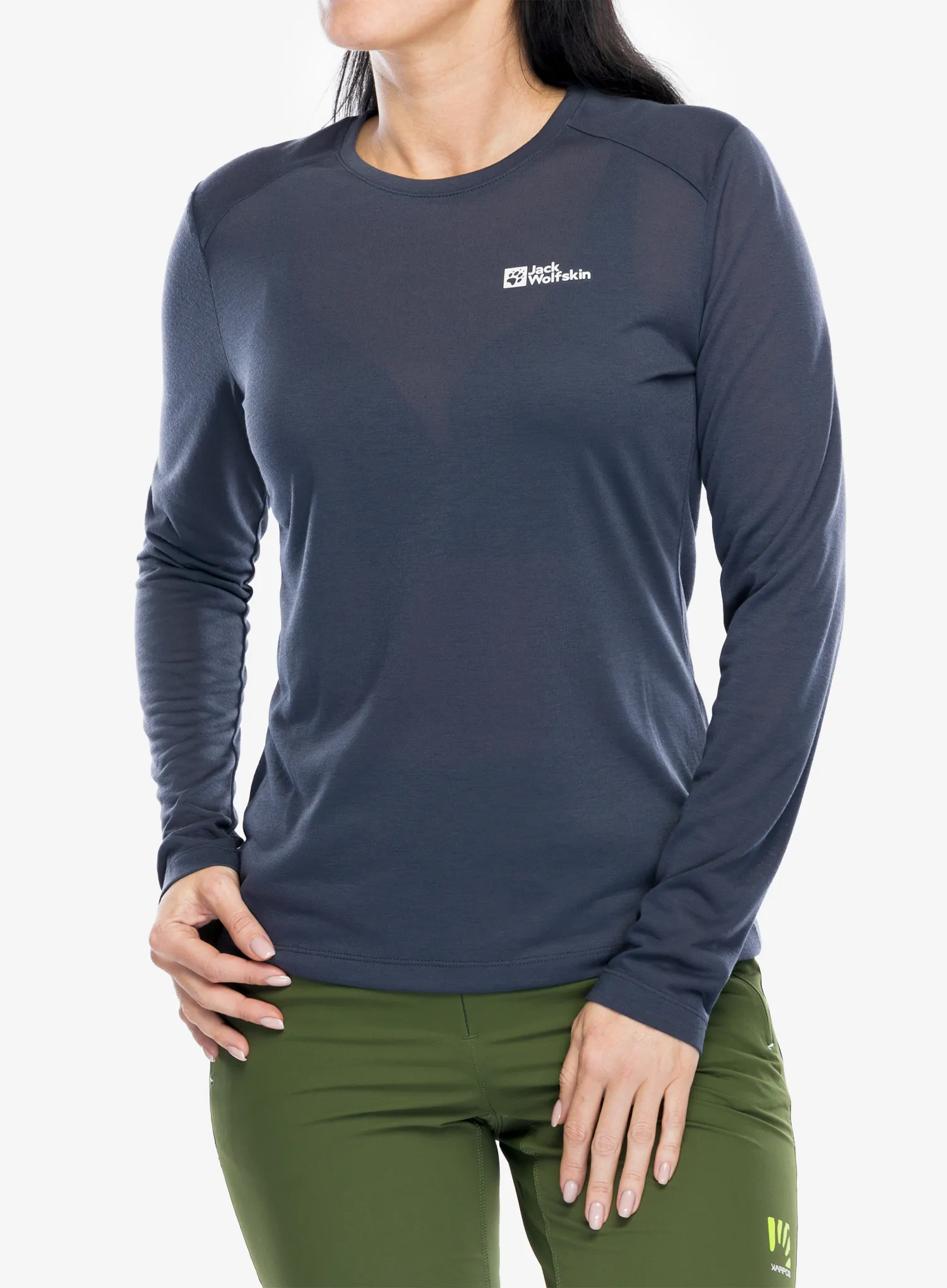 Ženski longsleeve Jack Wolfskin Vonnan LS T - graphite