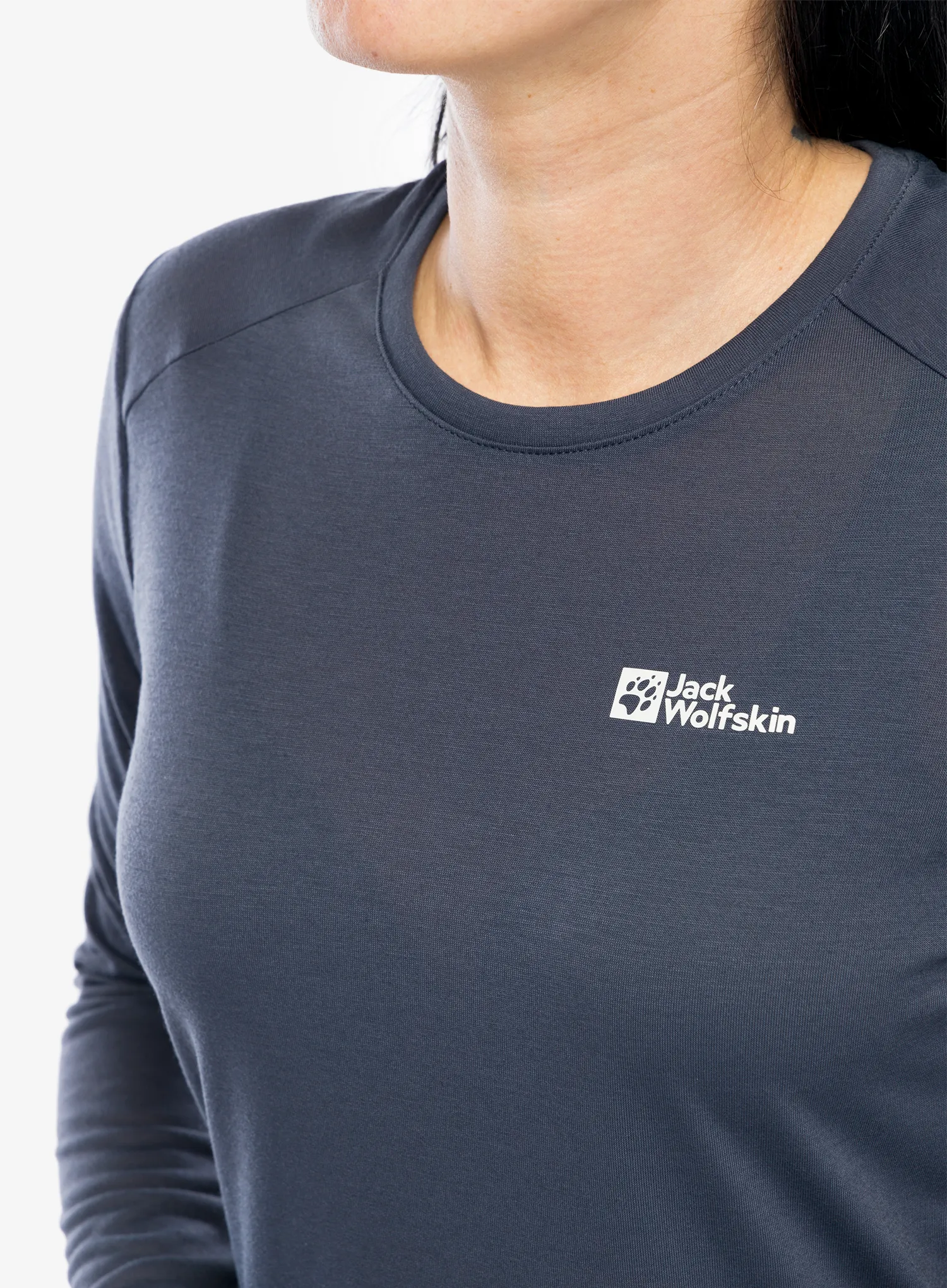 Ženski longsleeve Jack Wolfskin Vonnan LS T - graphite