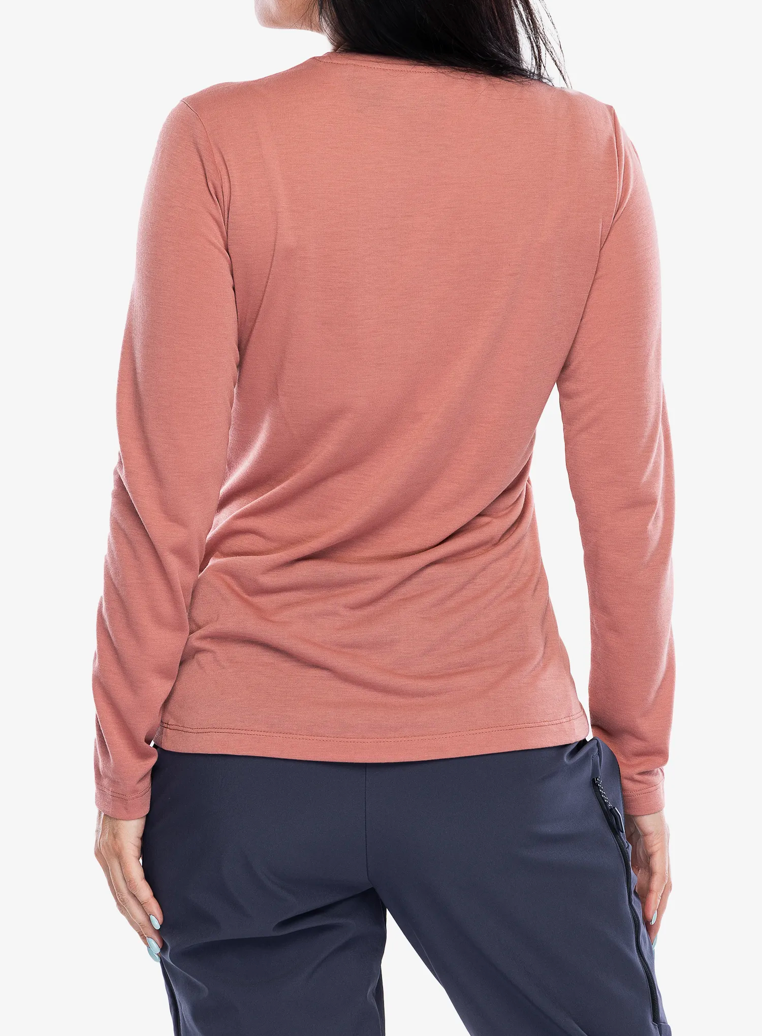 Ženski longsleeve Jack Wolfskin Vonnan LS T - mineral red