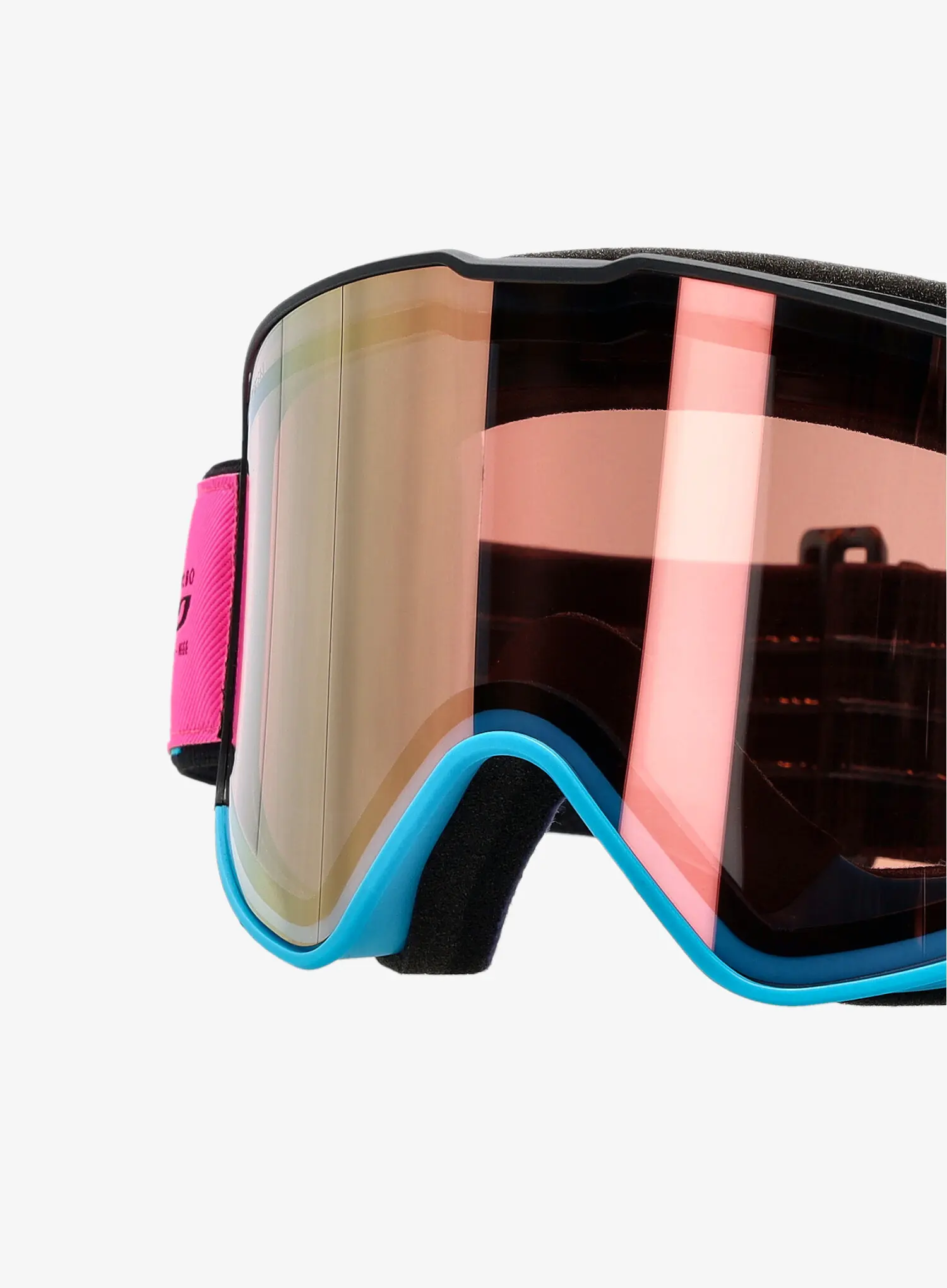 Skijaške naočale Julbo Cyrius - REACTIV 1-3 Glare Control - dark gray/blue/pink flash
