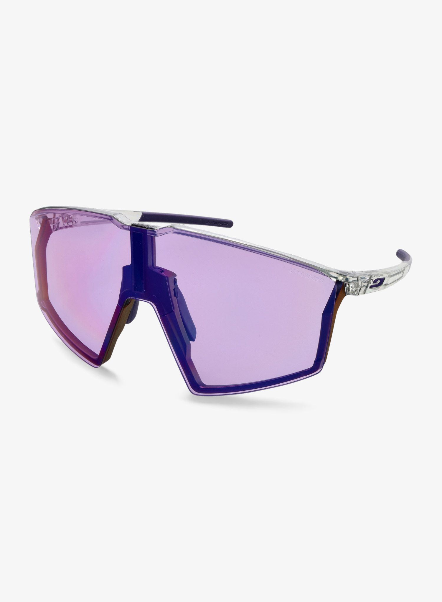 Biciklističke naočale Julbo Edge - Spectron 1 - translucent gray/purple