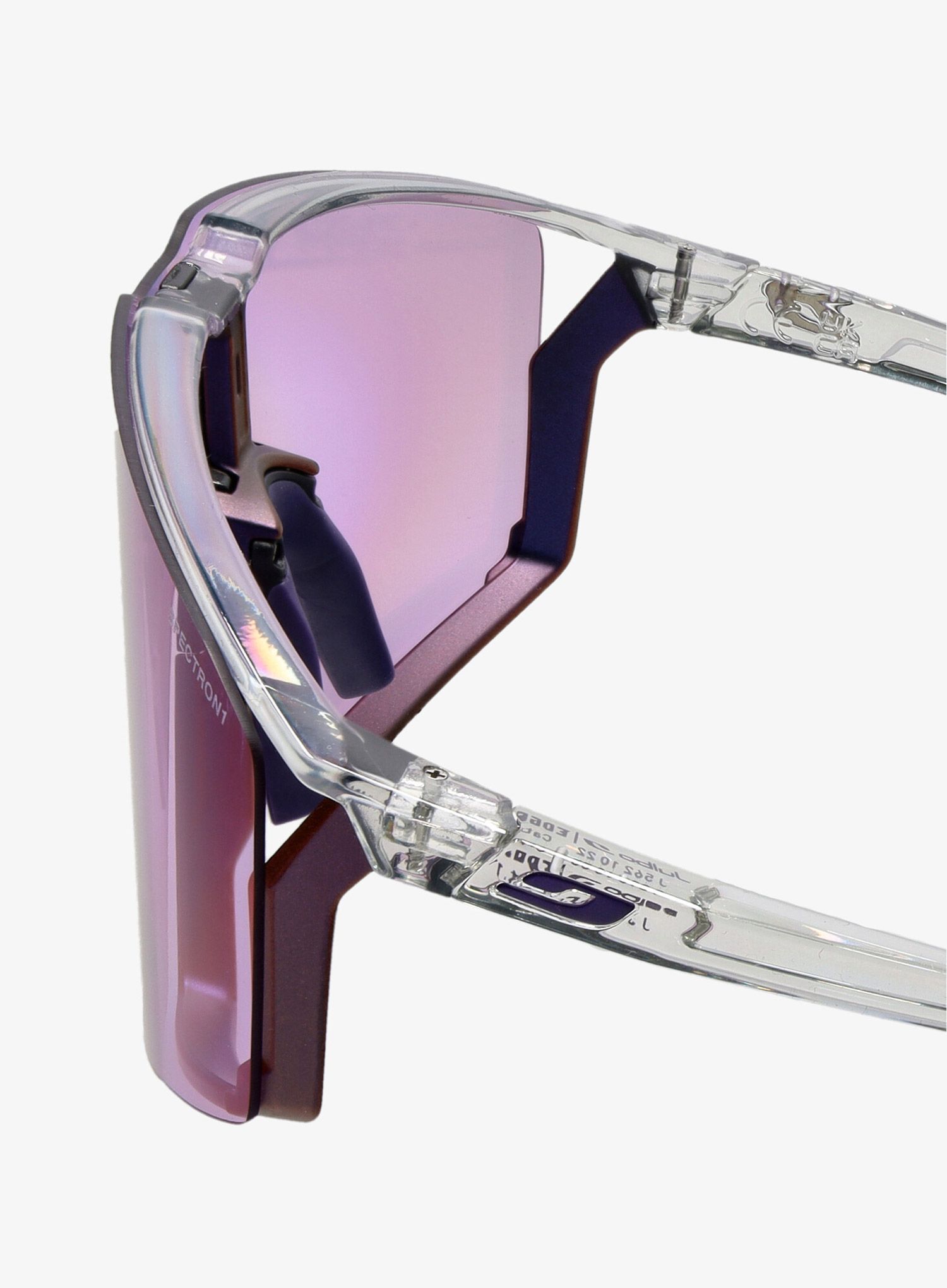 Biciklističke naočale Julbo Edge - Spectron 1 - translucent gray/purple