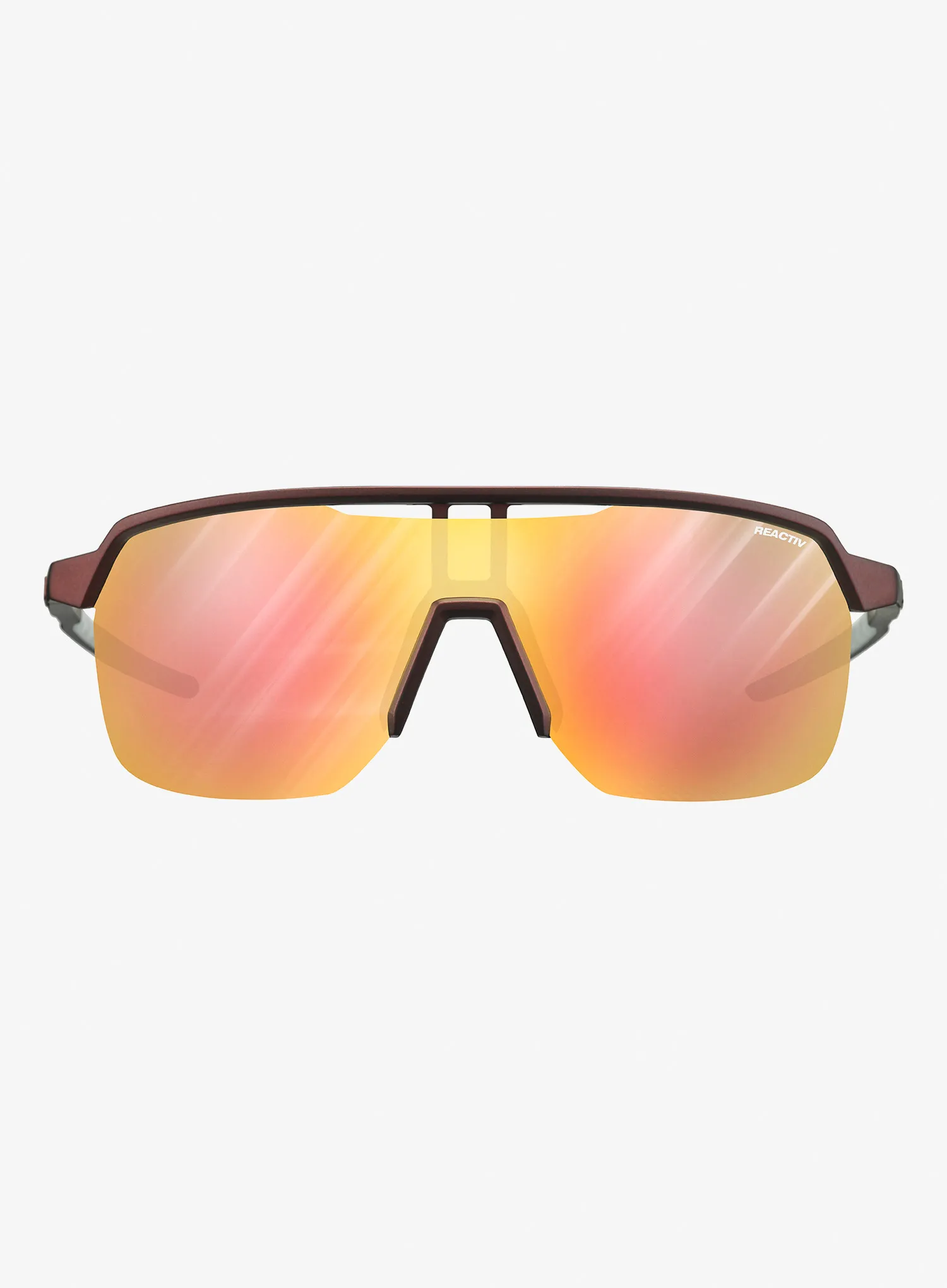 Sunčane naočale Julbo Frequency - REACTIV 1-3 LA - burgundy/light grey