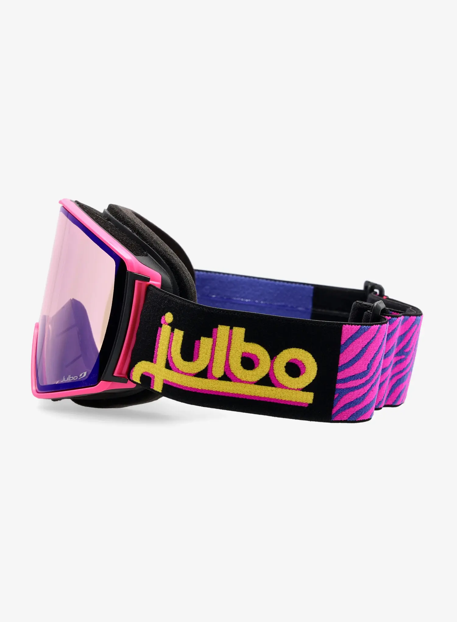 Skijaške naočale Julbo Launcher - REACTIV 1-3 High Contrast - pink/black/blue flash