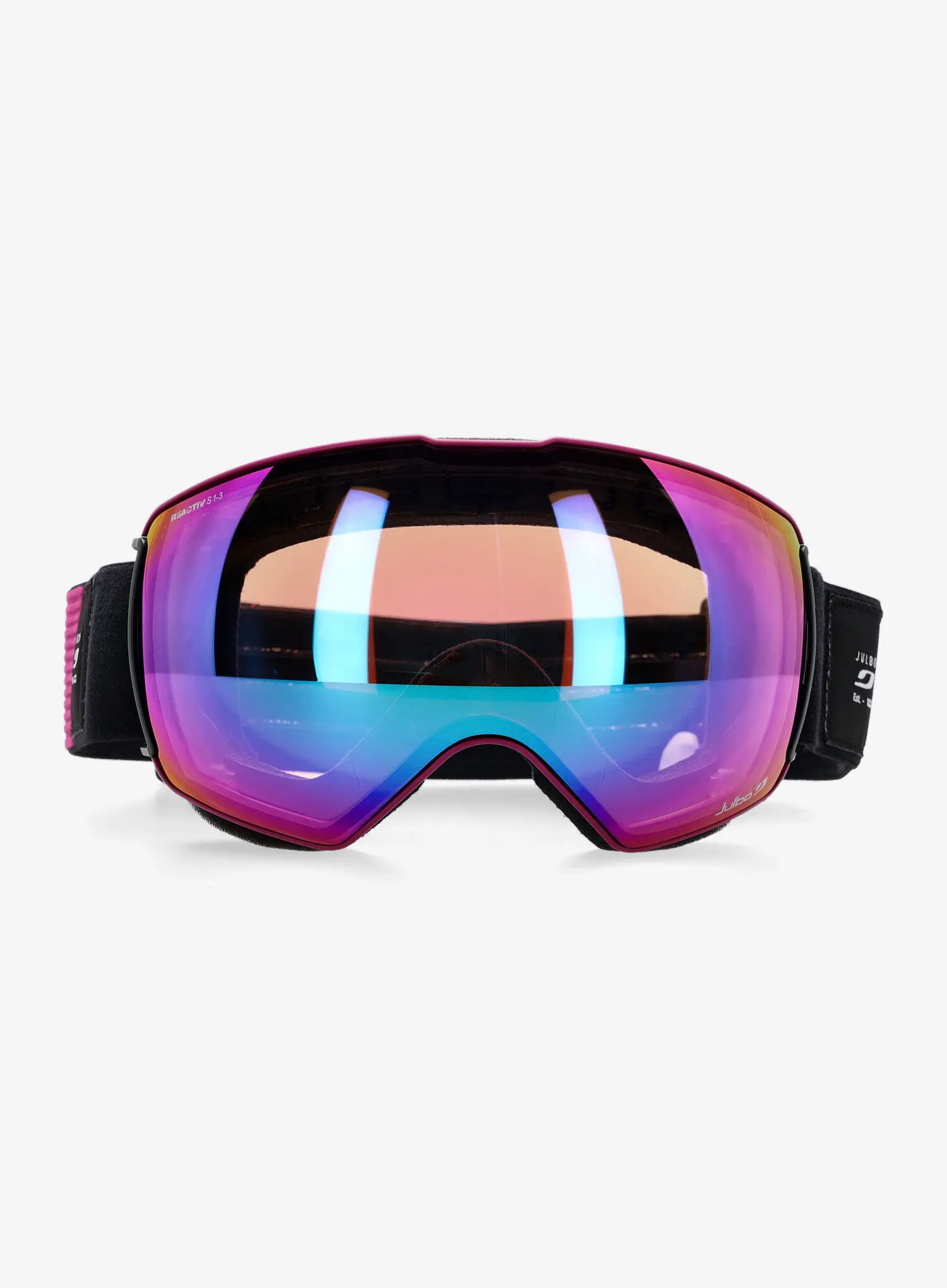 Skijaške naočale Julbo Lightyear - REACTIV 1-3 High Contrast - black/purple/blue flash