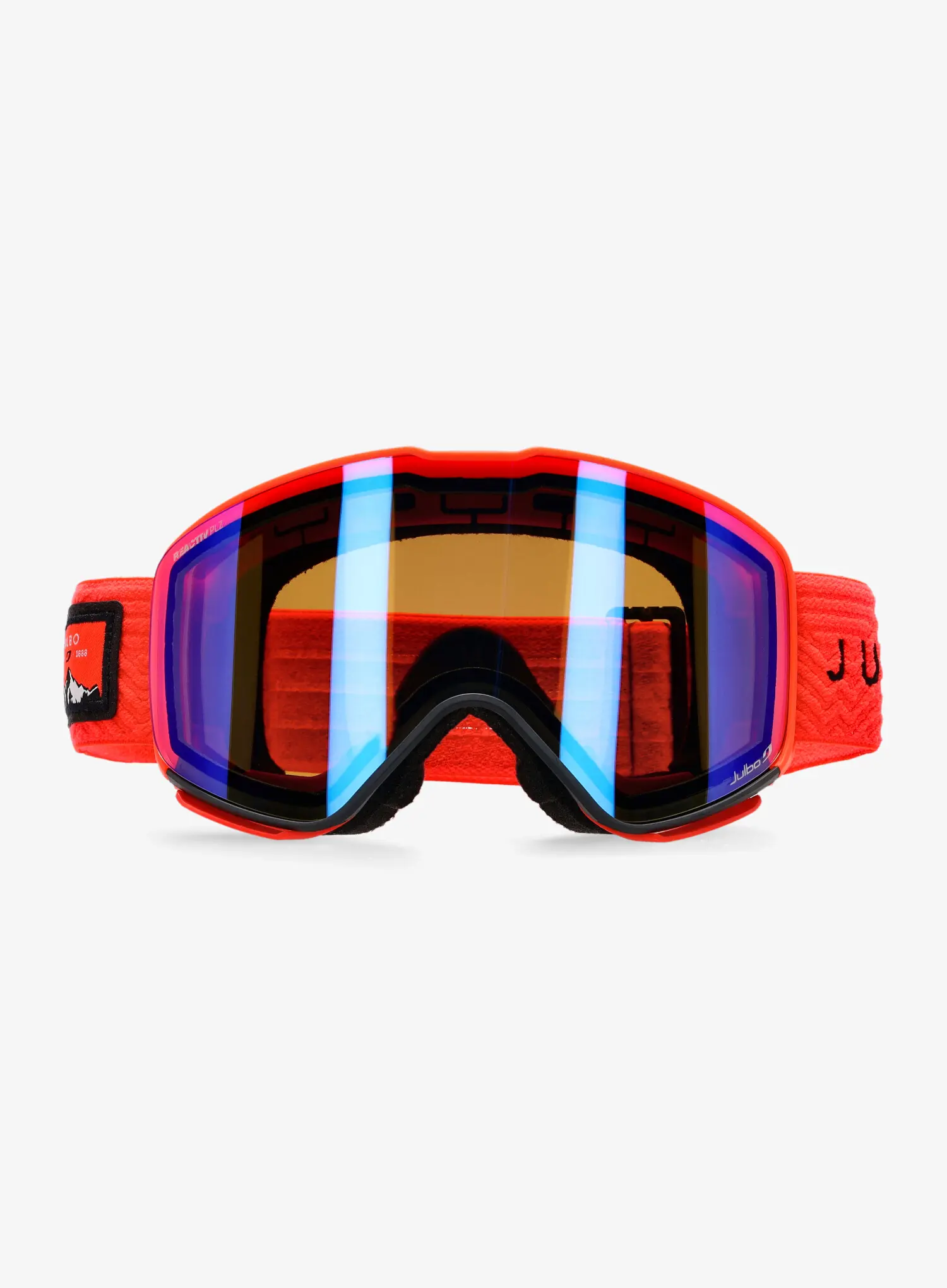 Skijaške naočale Julbo Quickshift - REACTIV 2-4 Polarized - red/blue flash