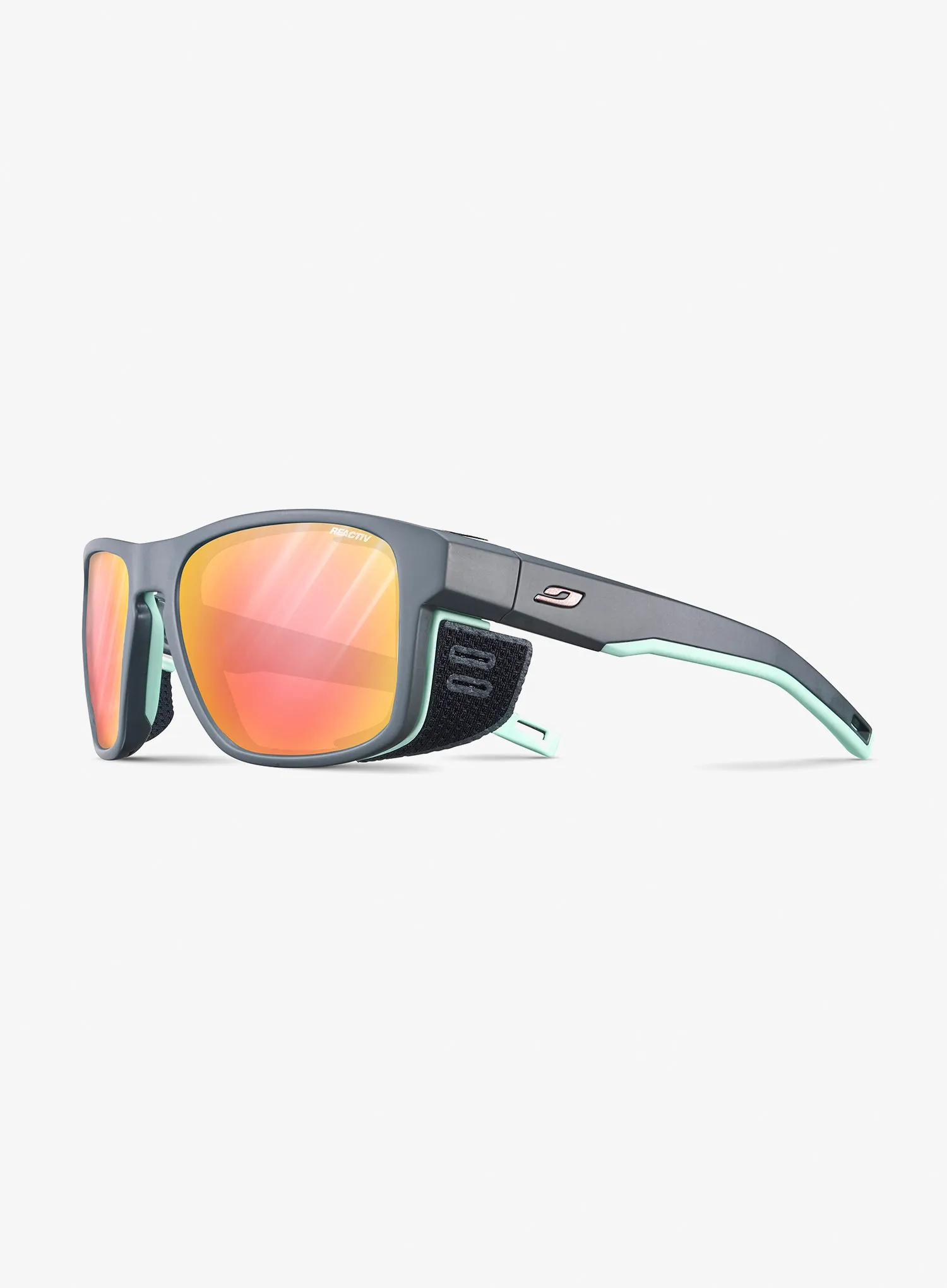 Sunčane naočale Julbo Shield M - REACTIV Glare Control 1-3 - dark grey/green pastel