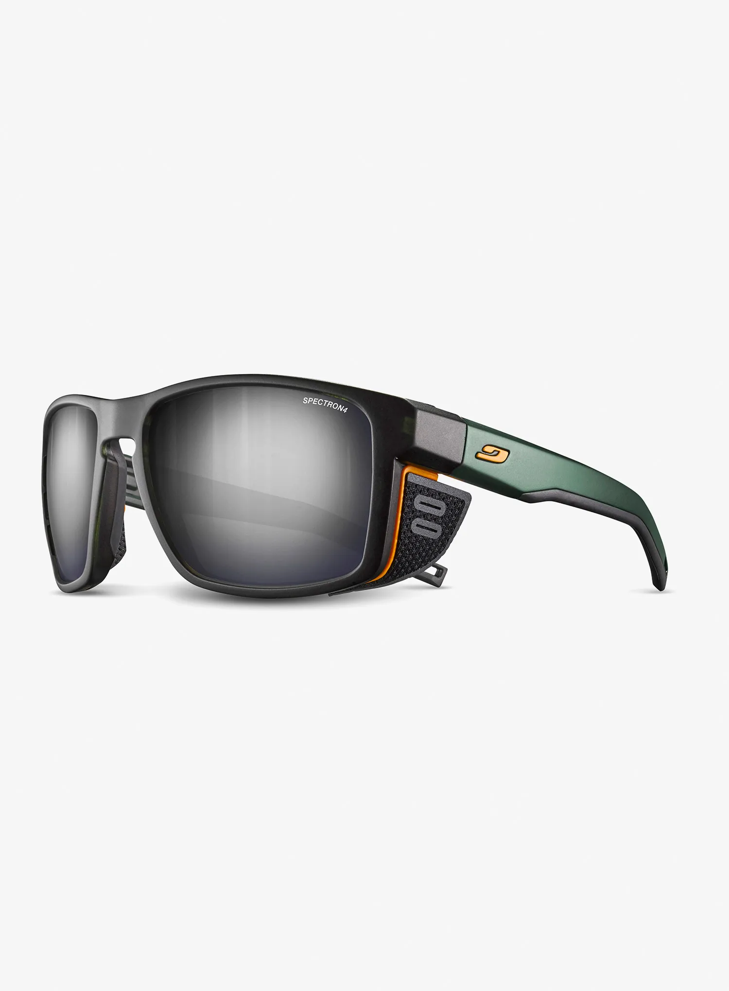 Ledenjačke naočale Julbo Shield - Spectron 4 - translu dark green/orange