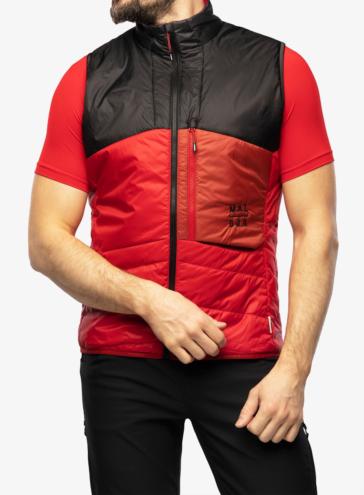 Prsluk Maloja Cles - deep sunset multi