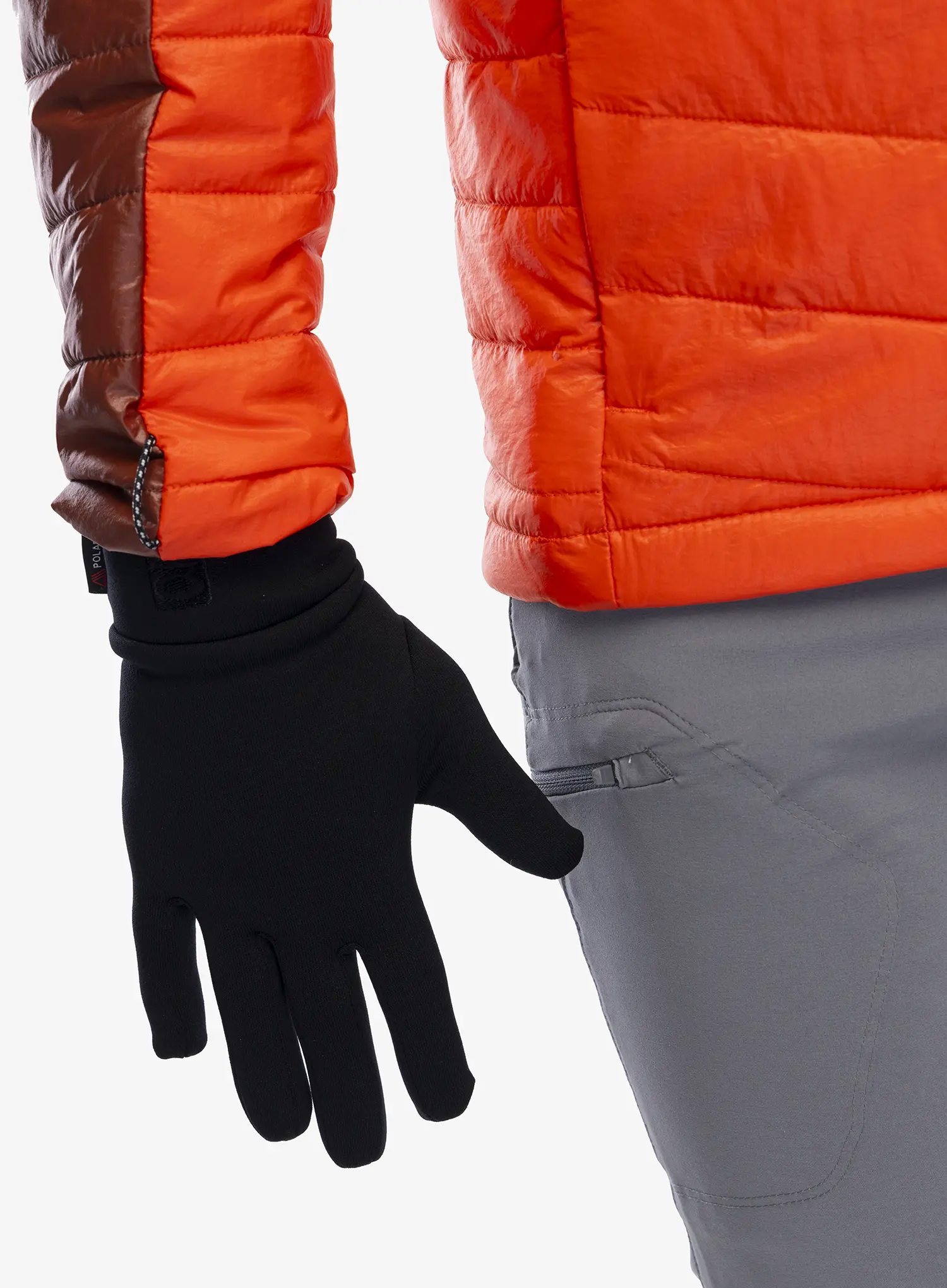 Rukavice od flisa Kanfor Fit Screen - black