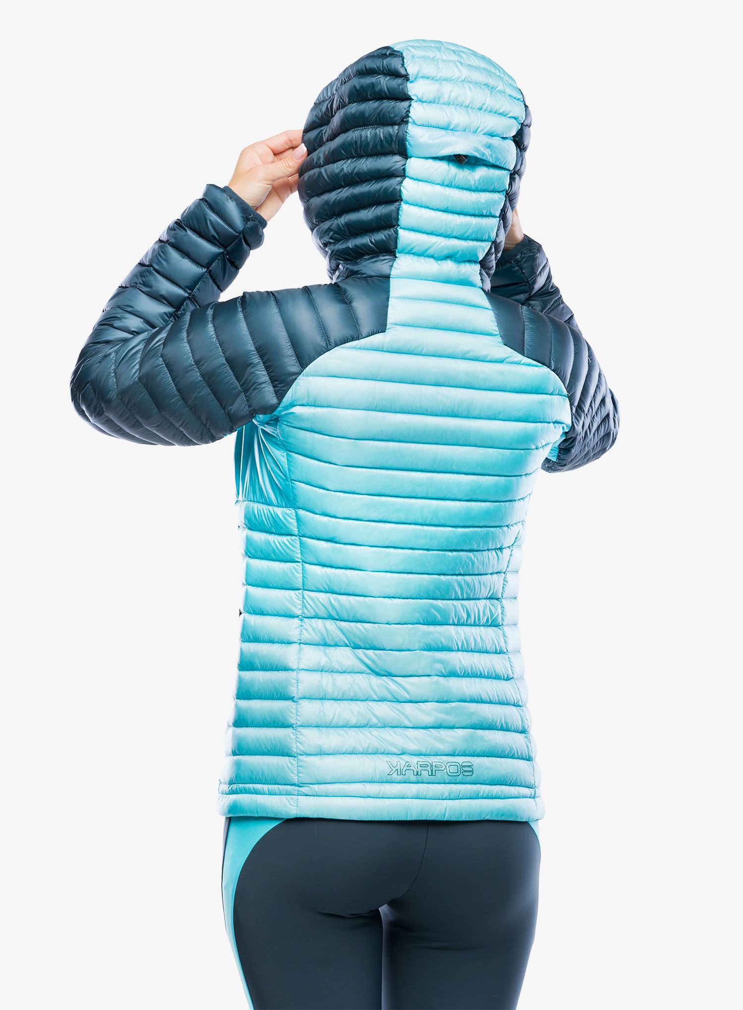 Ženska perjana jakna Karpos Alagna Down Jacket - blue atoll/midnight