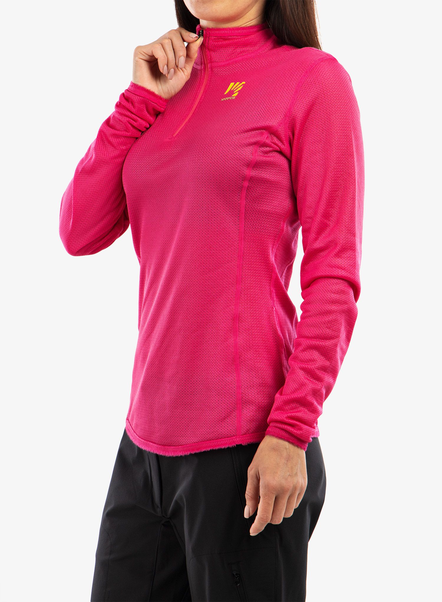 Ženska dukserica Karpos Alagna Half Zip Light Fleece - cabaret