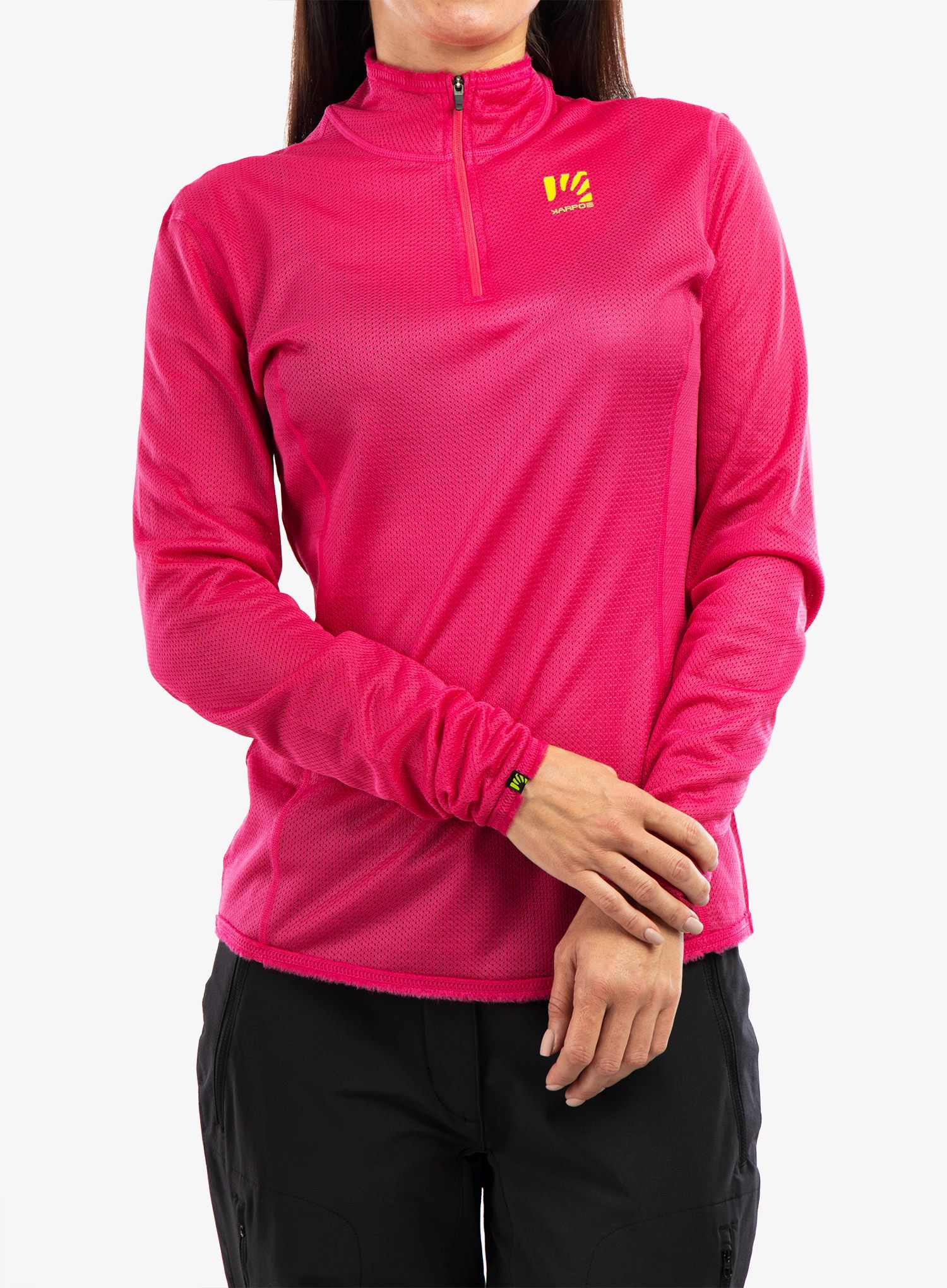 Ženska dukserica Karpos Alagna Half Zip Light Fleece - cabaret