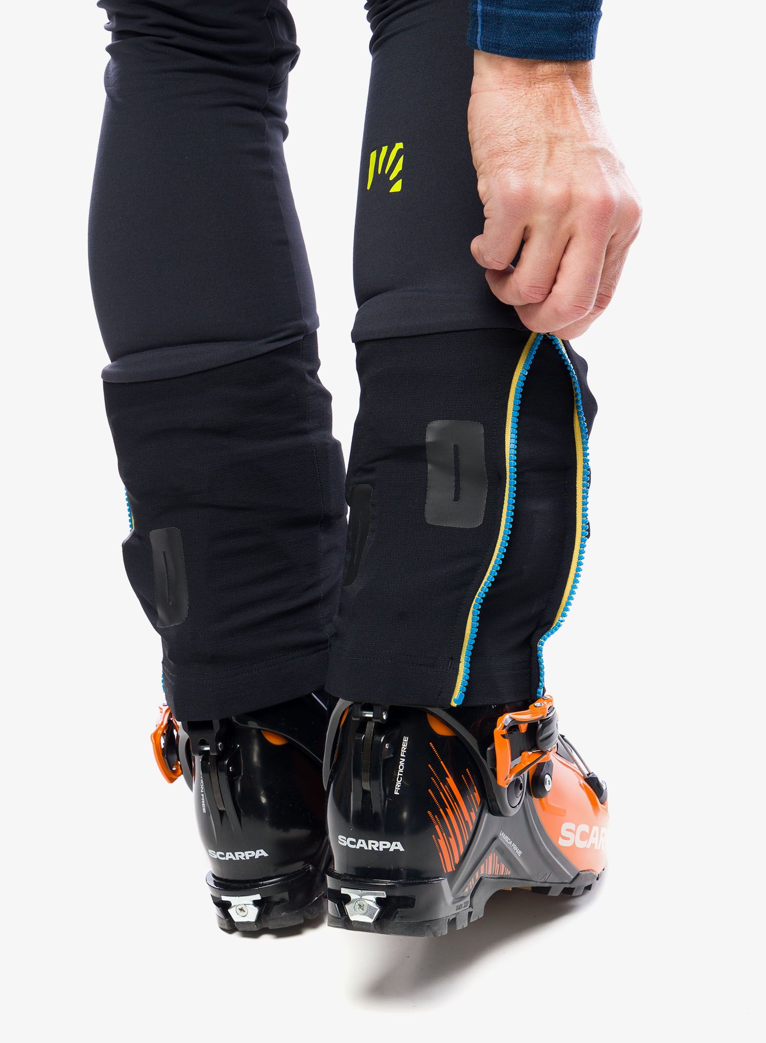 Hlače za turno skijanje Karpos Alagna Lite Pant - black/diva blue