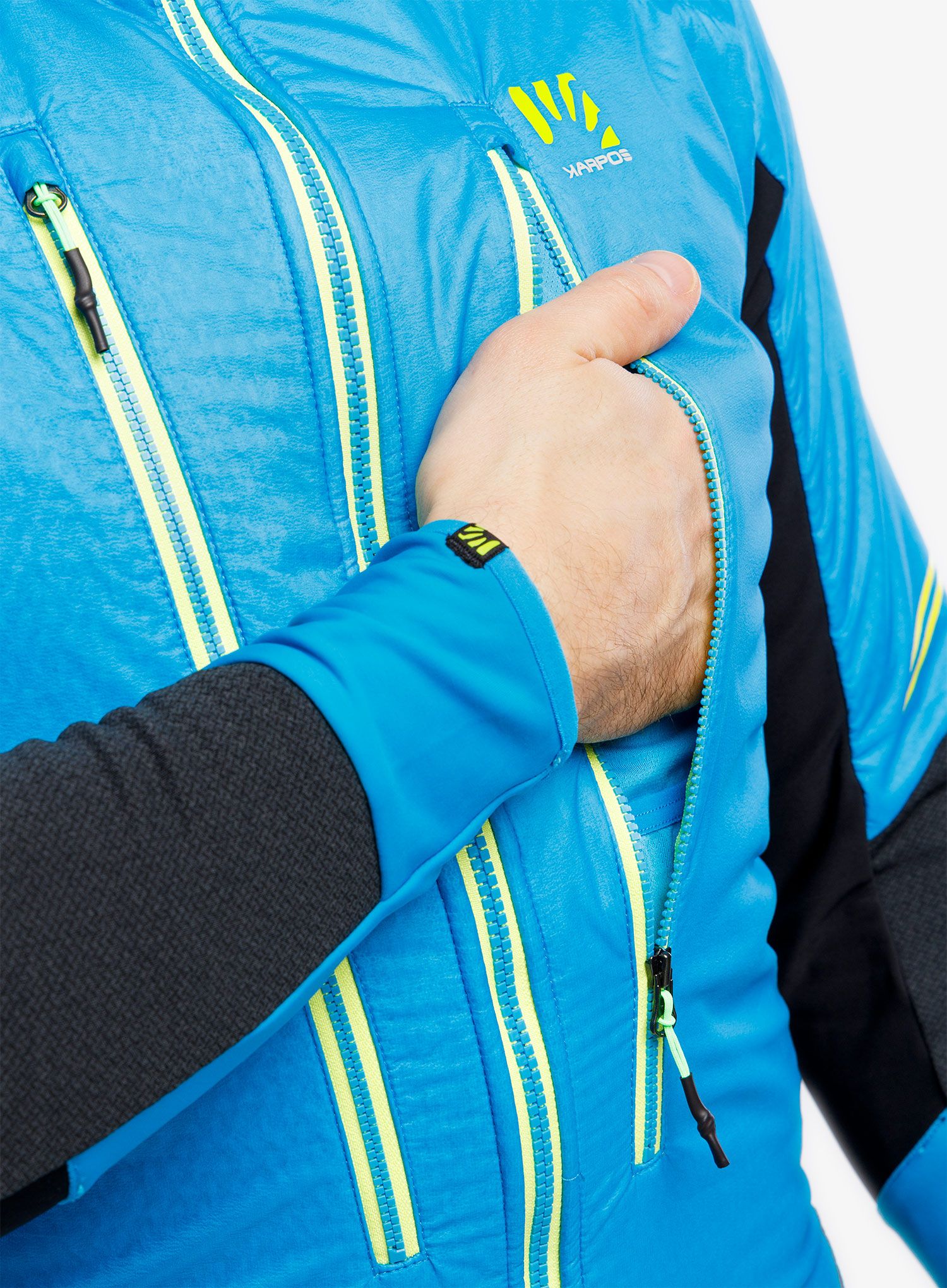 Jakna za turno skijanje Karpos Alagna Plus Evo Jacket - blue jewel/black
