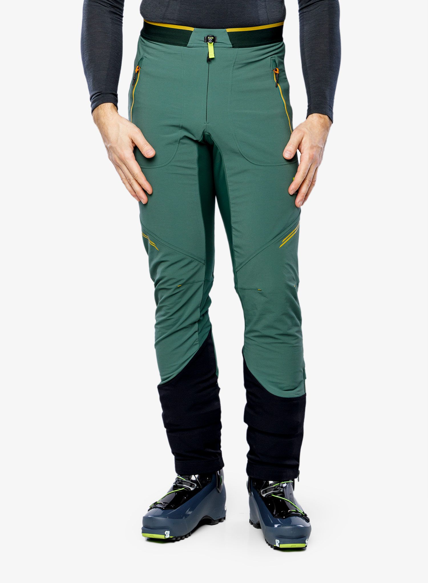 Hlače za turno skijanje Karpos Alagna Plus Evo Pant - jungle green/smoke pine