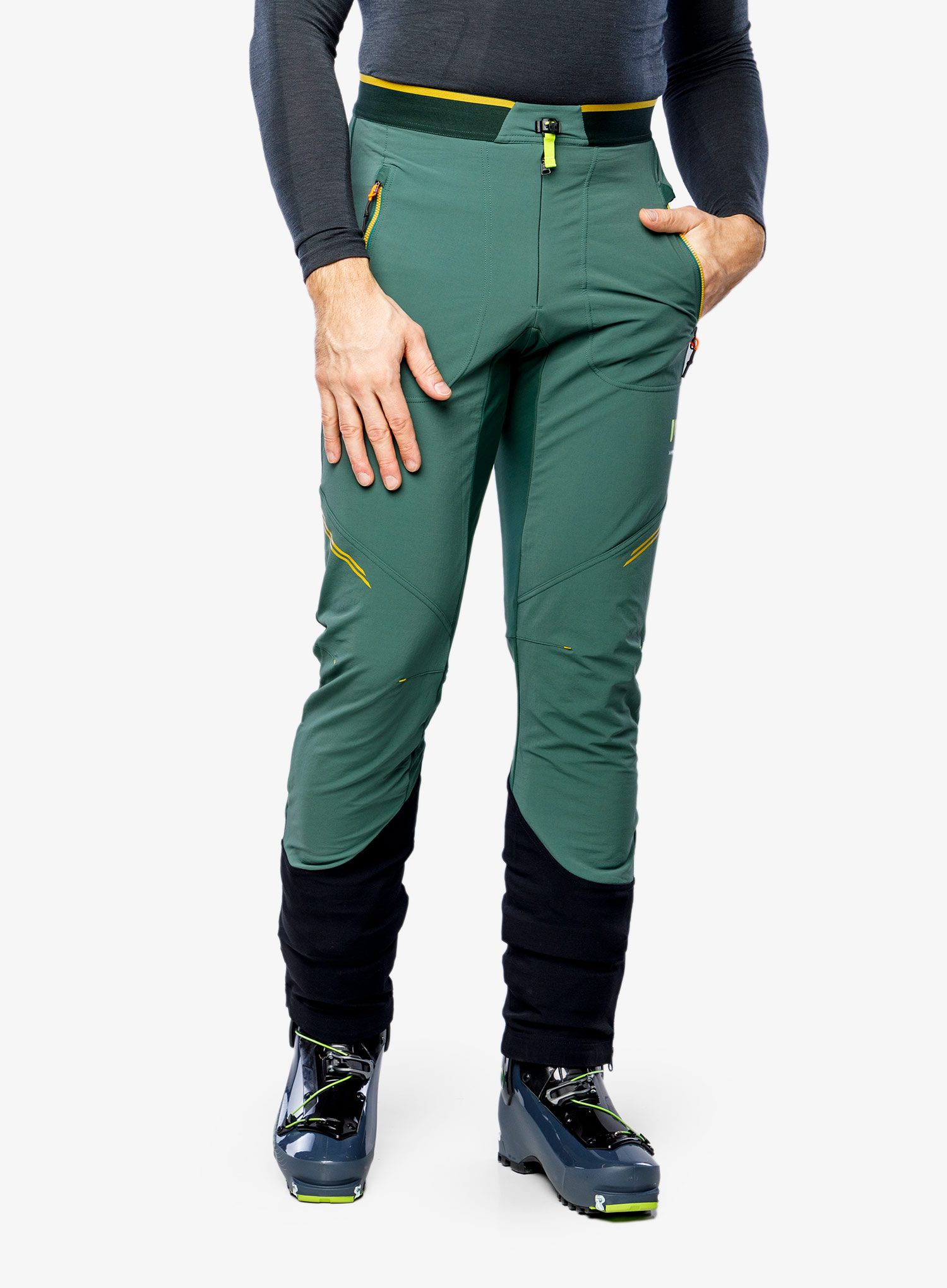 Hlače za turno skijanje Karpos Alagna Plus Evo Pant - jungle green/smoke pine