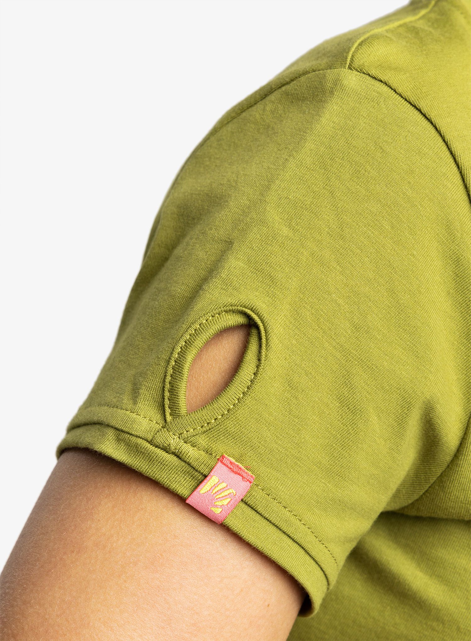 Ženska pamučna majica Karpos Anemone Evo T-shirt - guacamole