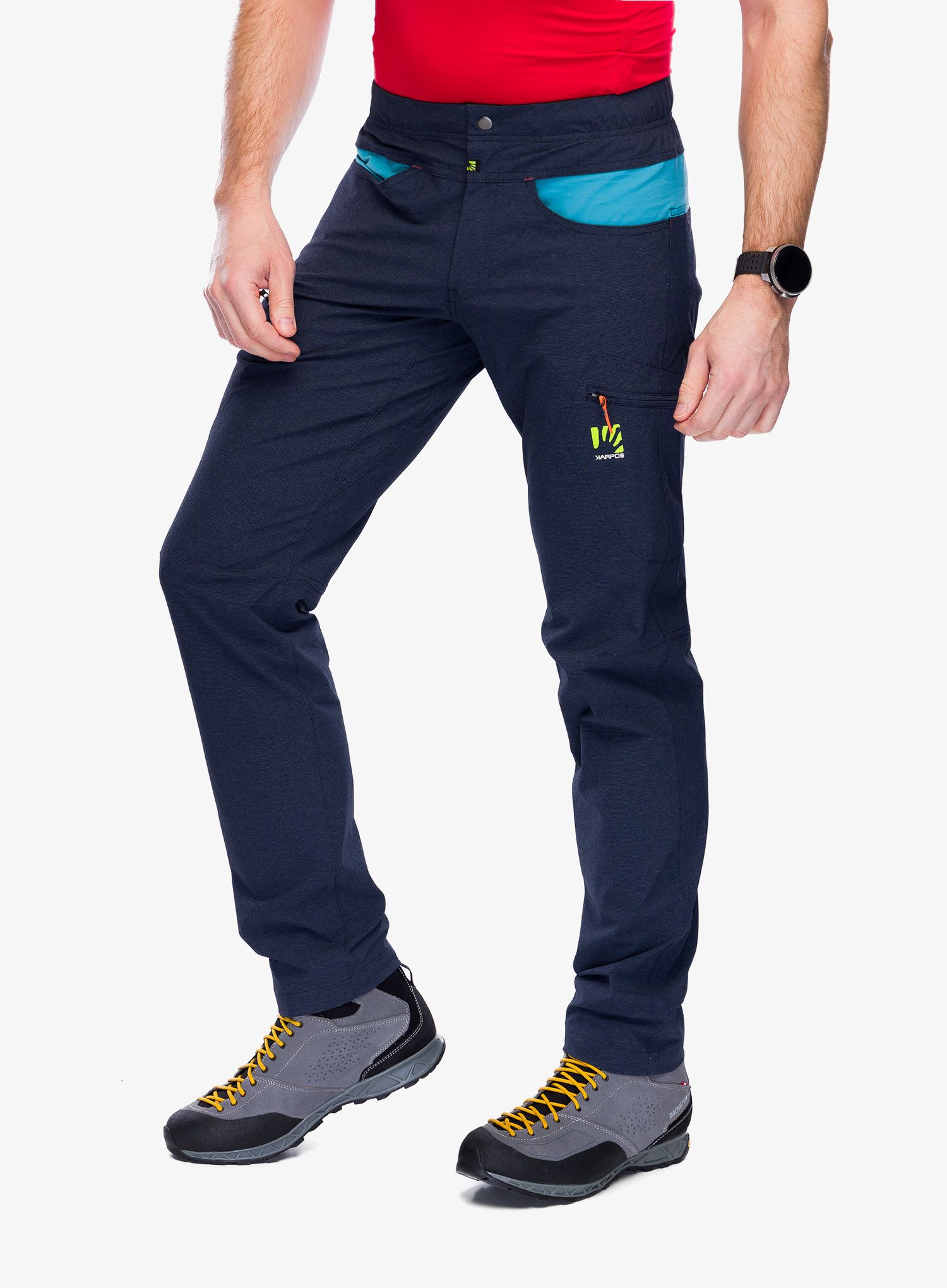 Muške planinarske hlače Karpos Dolada Pant - outer space/larkspur