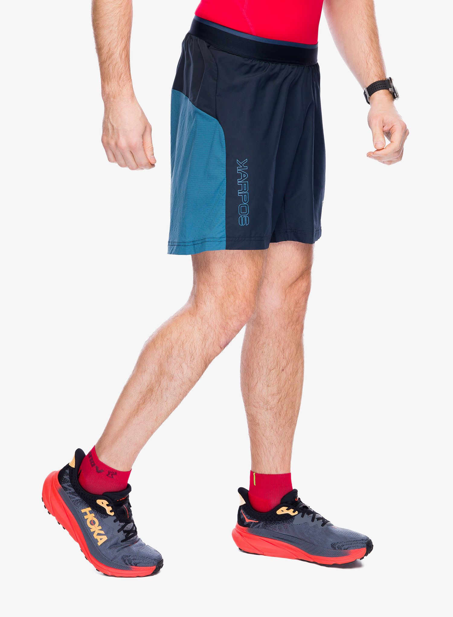 Kratke hlače za trčanje Karpos Fast Evo Short - vulcan/stargazer