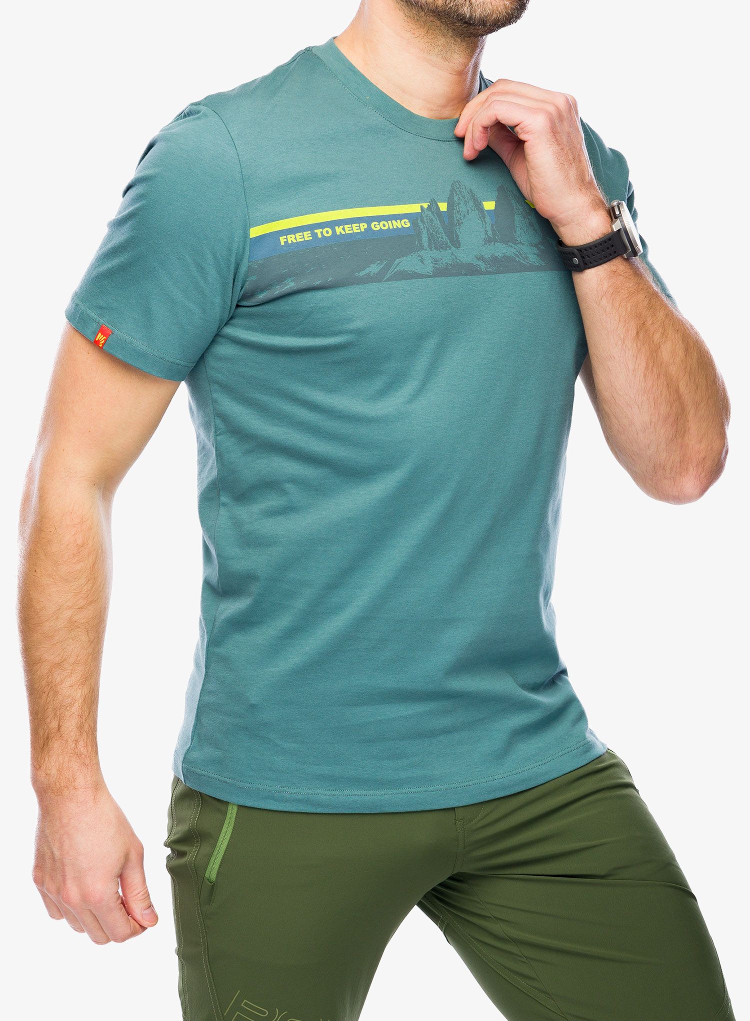 Pamučna majica Karpos Giglio T-Shirt - north atlantic