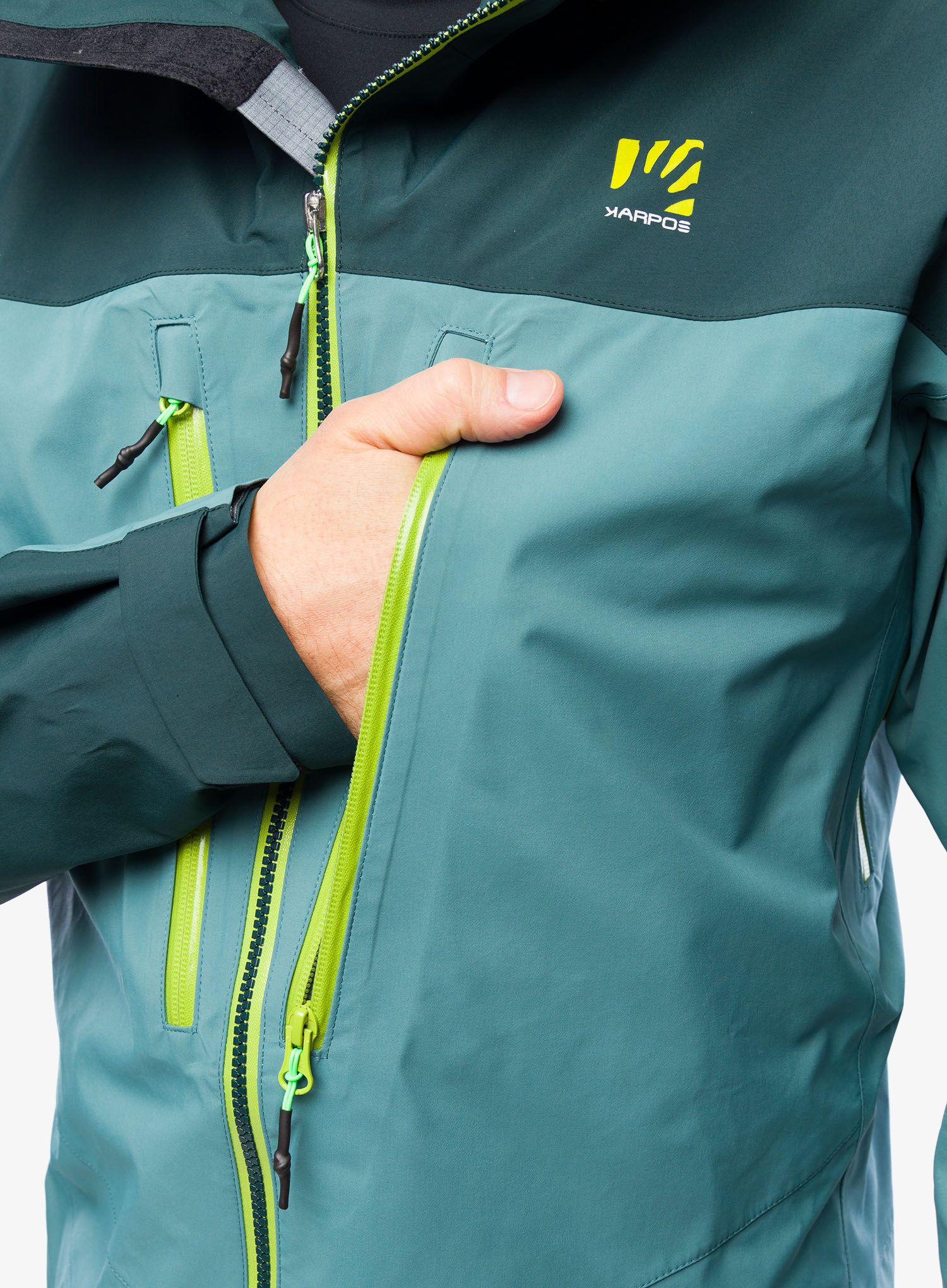 Kišna jakna Karpos Highest GORE-TEX Shell Jacket - atlantic/forest