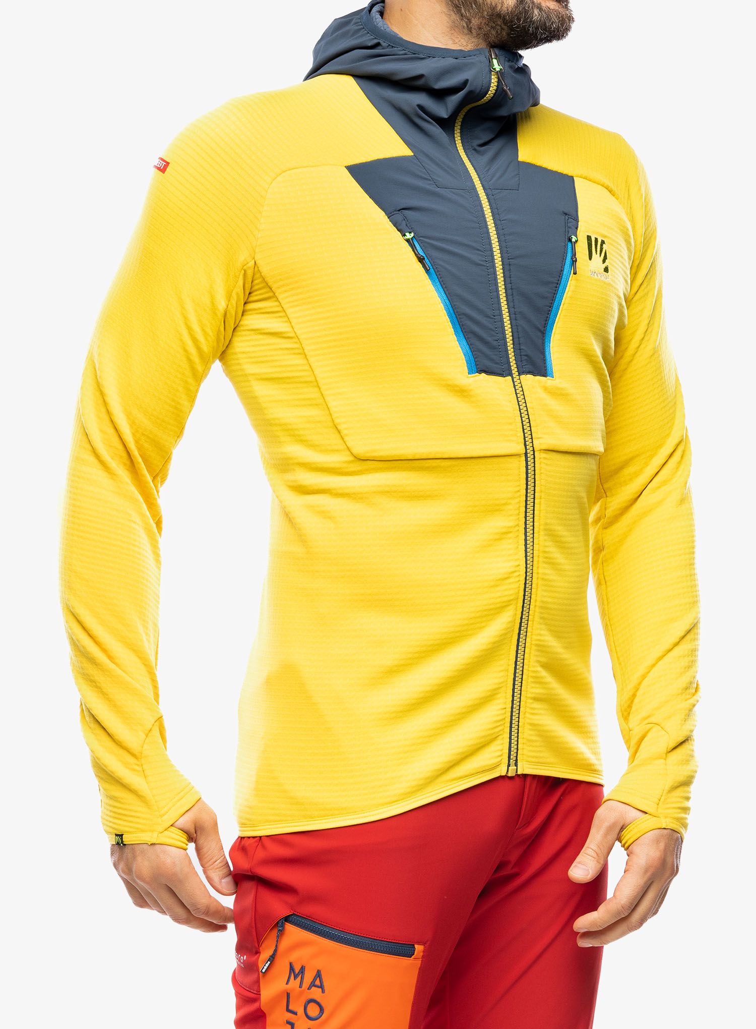 Trekking dukserica Karpos Highest Hoodie Fleece - sulphur/midnight