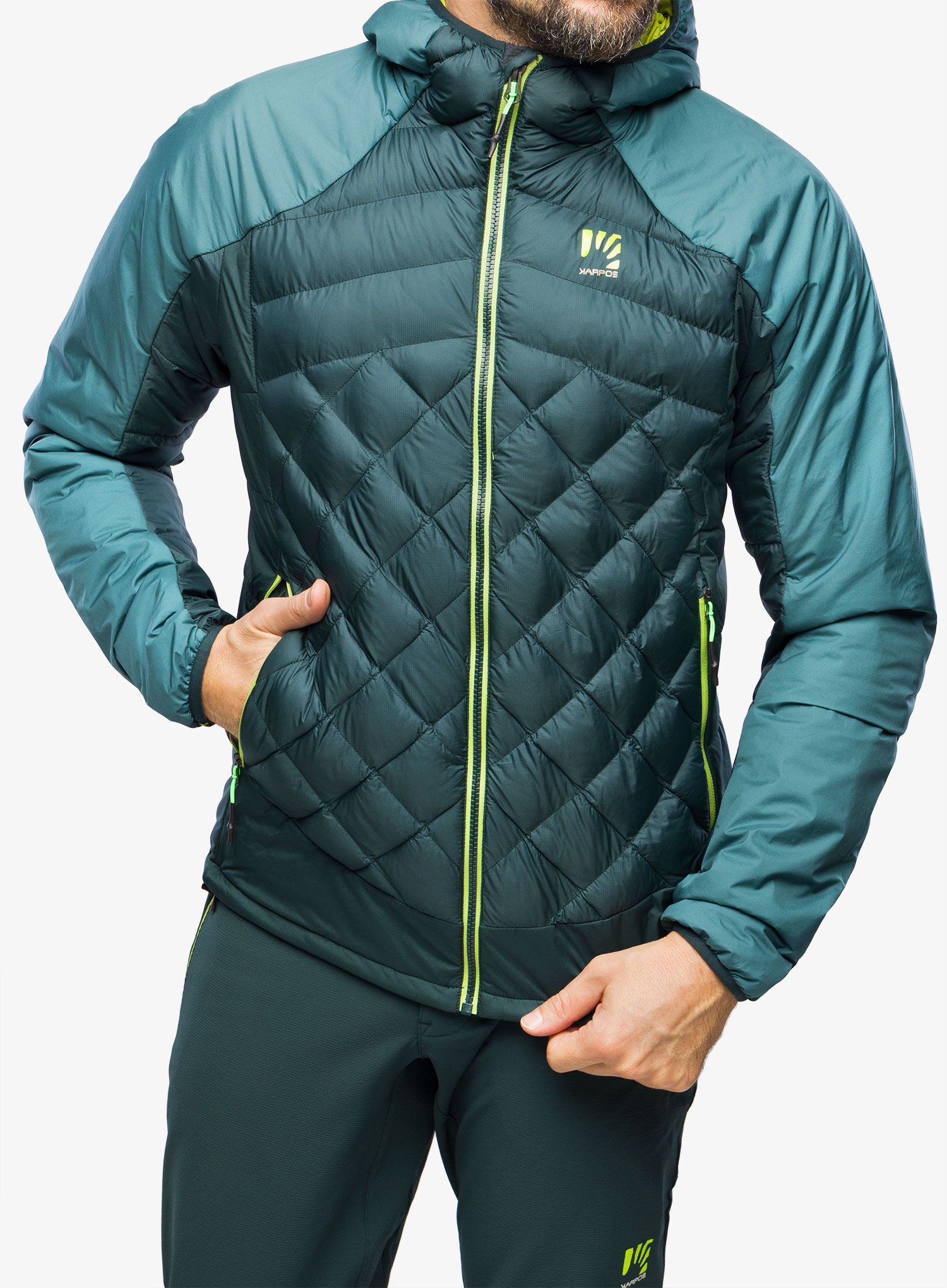Jakna s postavom Karpos Lastei Active Plus Jacket - forest/balsam