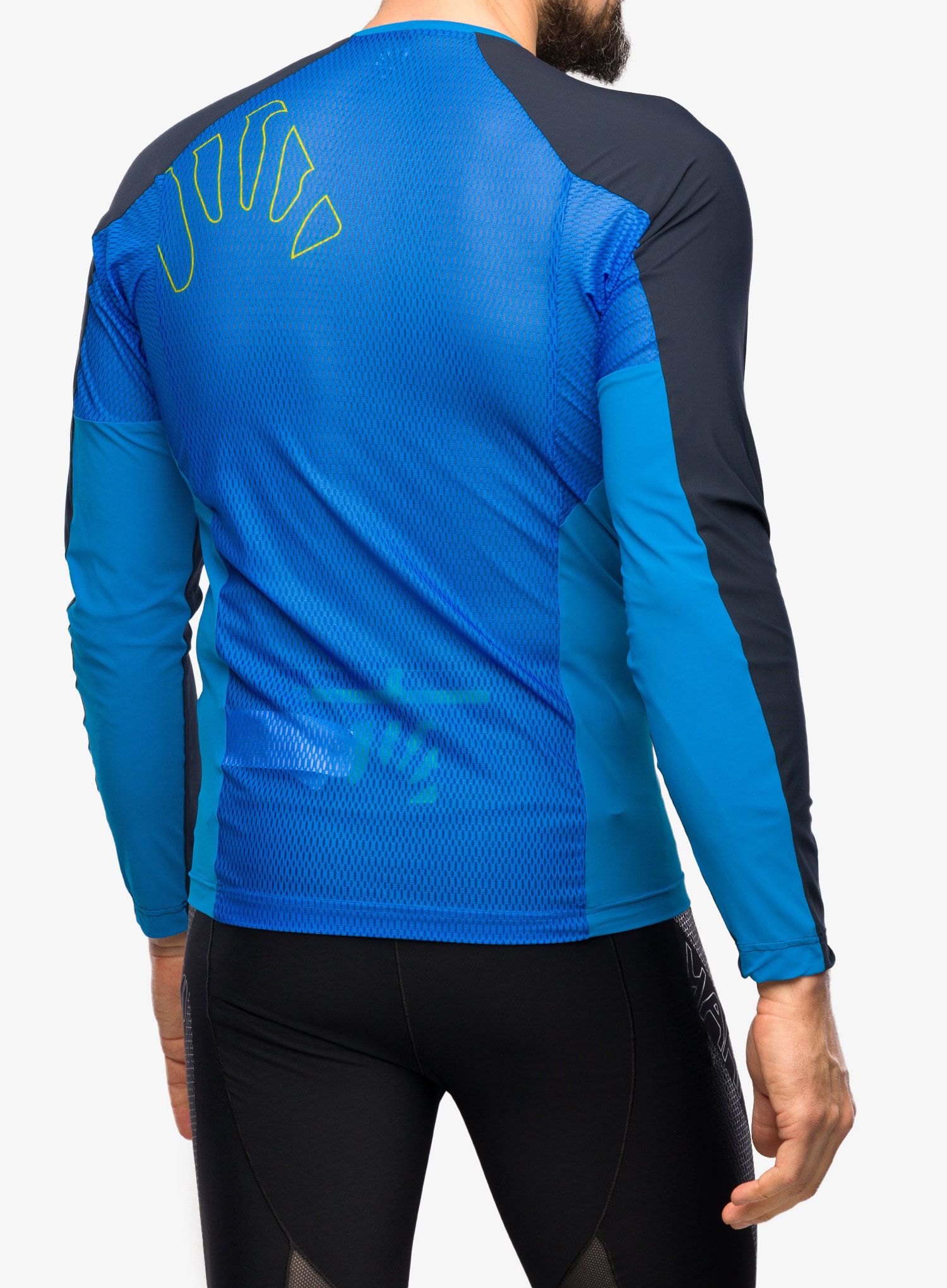 Dukserica za trčanje Karpos Lavaredo Jersey LS - indigo bunting/outer space
