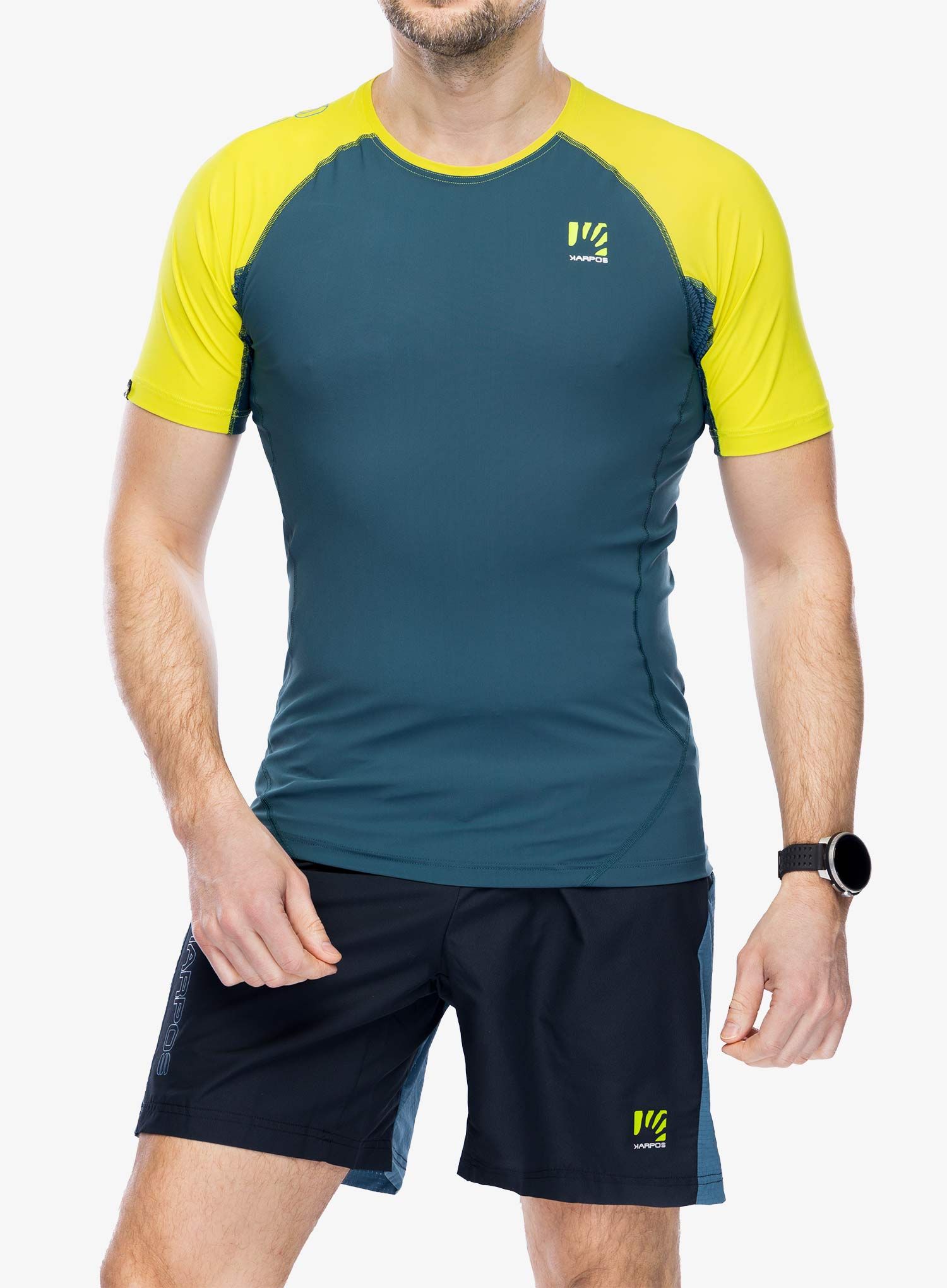 Majica za trčanje Karpos Lavaredo Jersey - stargazer/primrose