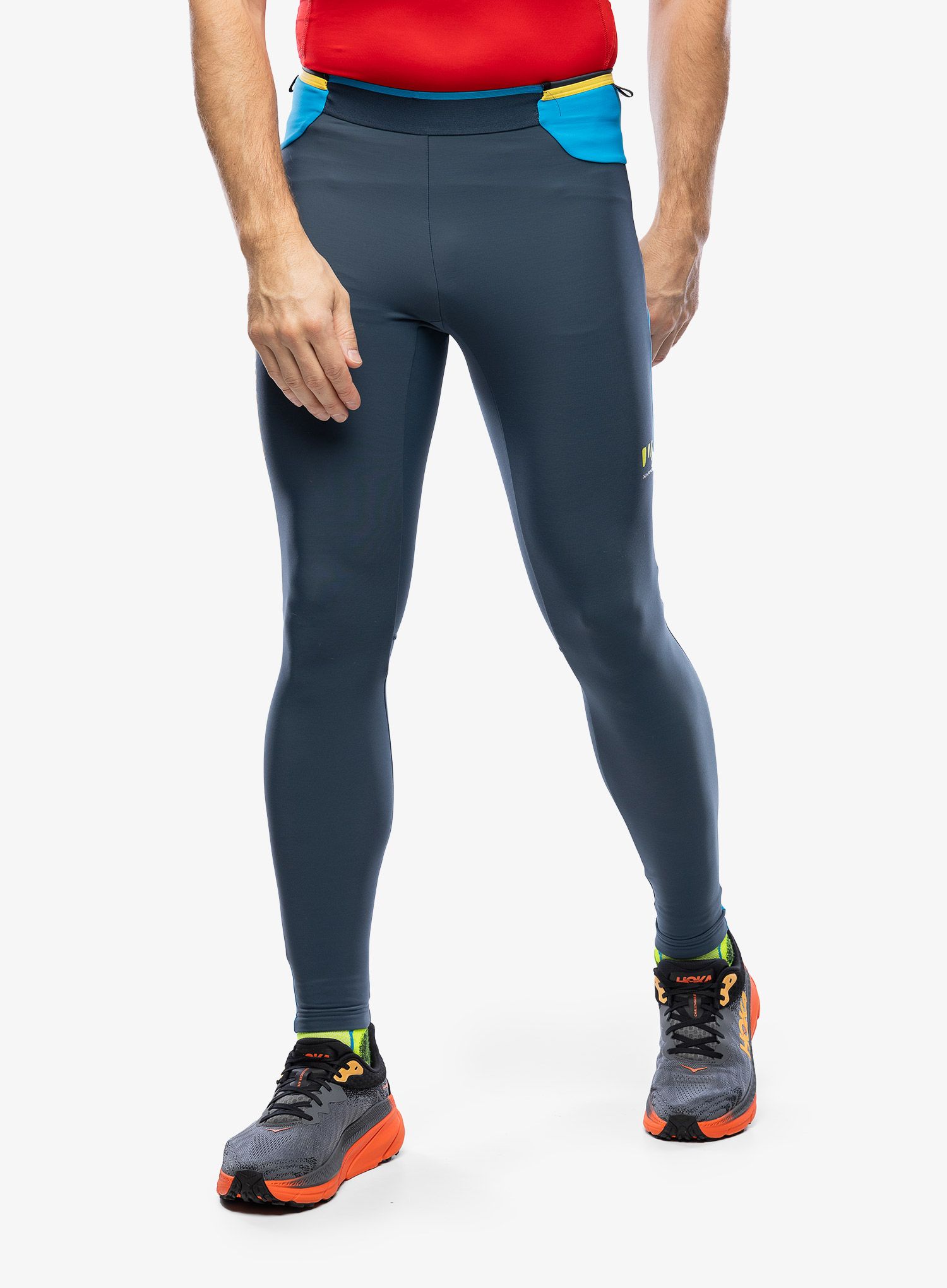 Tajice za trčanje Karpos Lavaredo Plus Winter Tight - midnight/diva blue