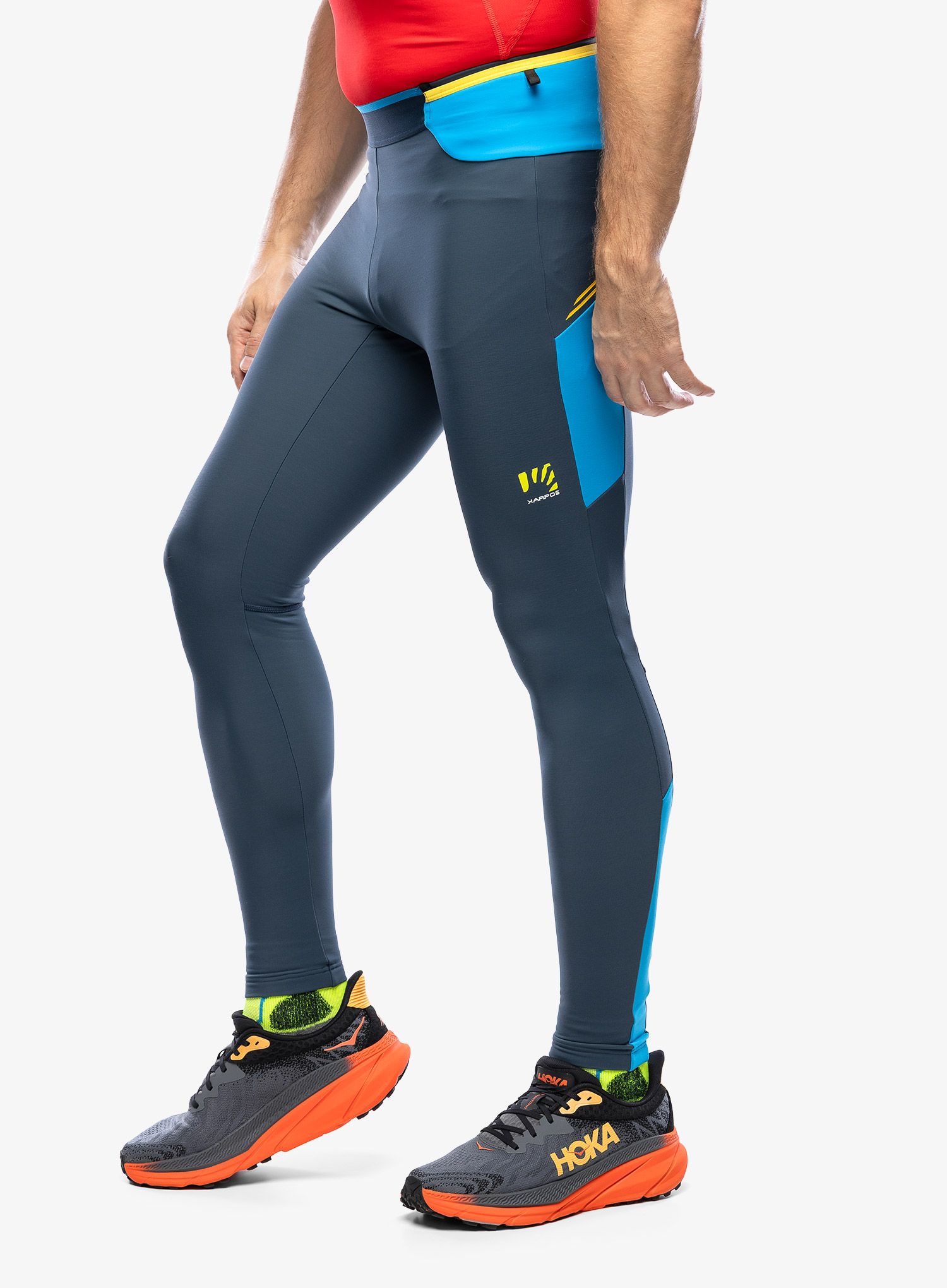 Tajice za trčanje Karpos Lavaredo Plus Winter Tight - midnight/diva blue