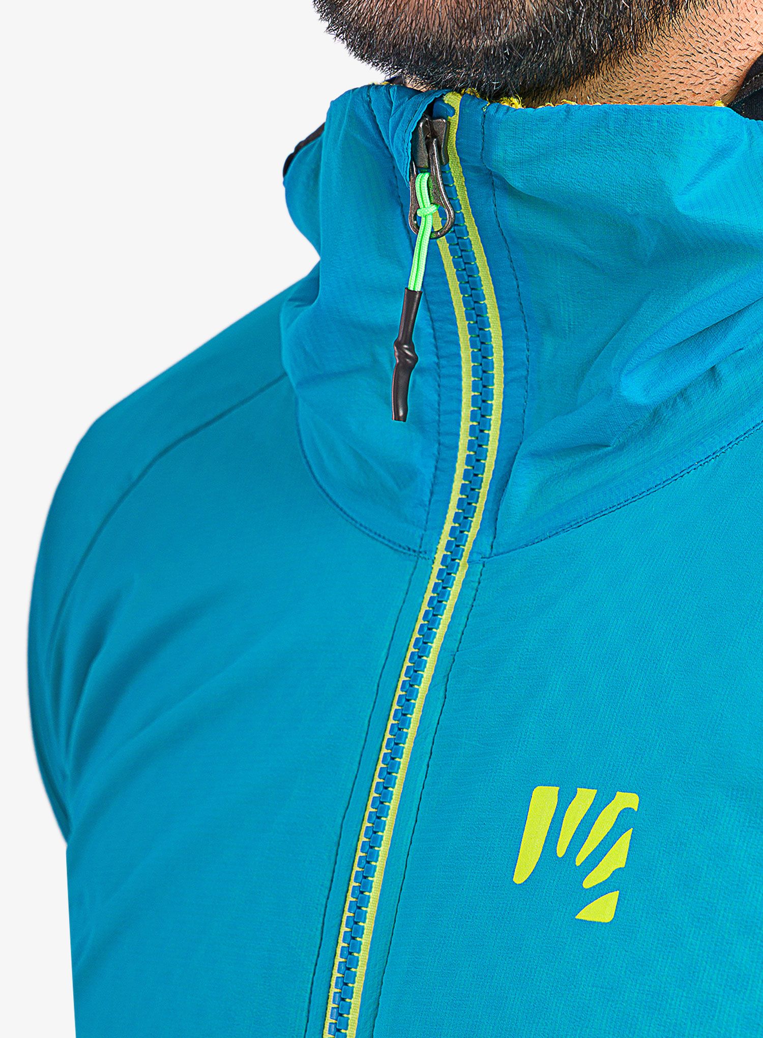 Jakna za trčanje Karpos Lavaredo Winter Jacket - blue jewel/black