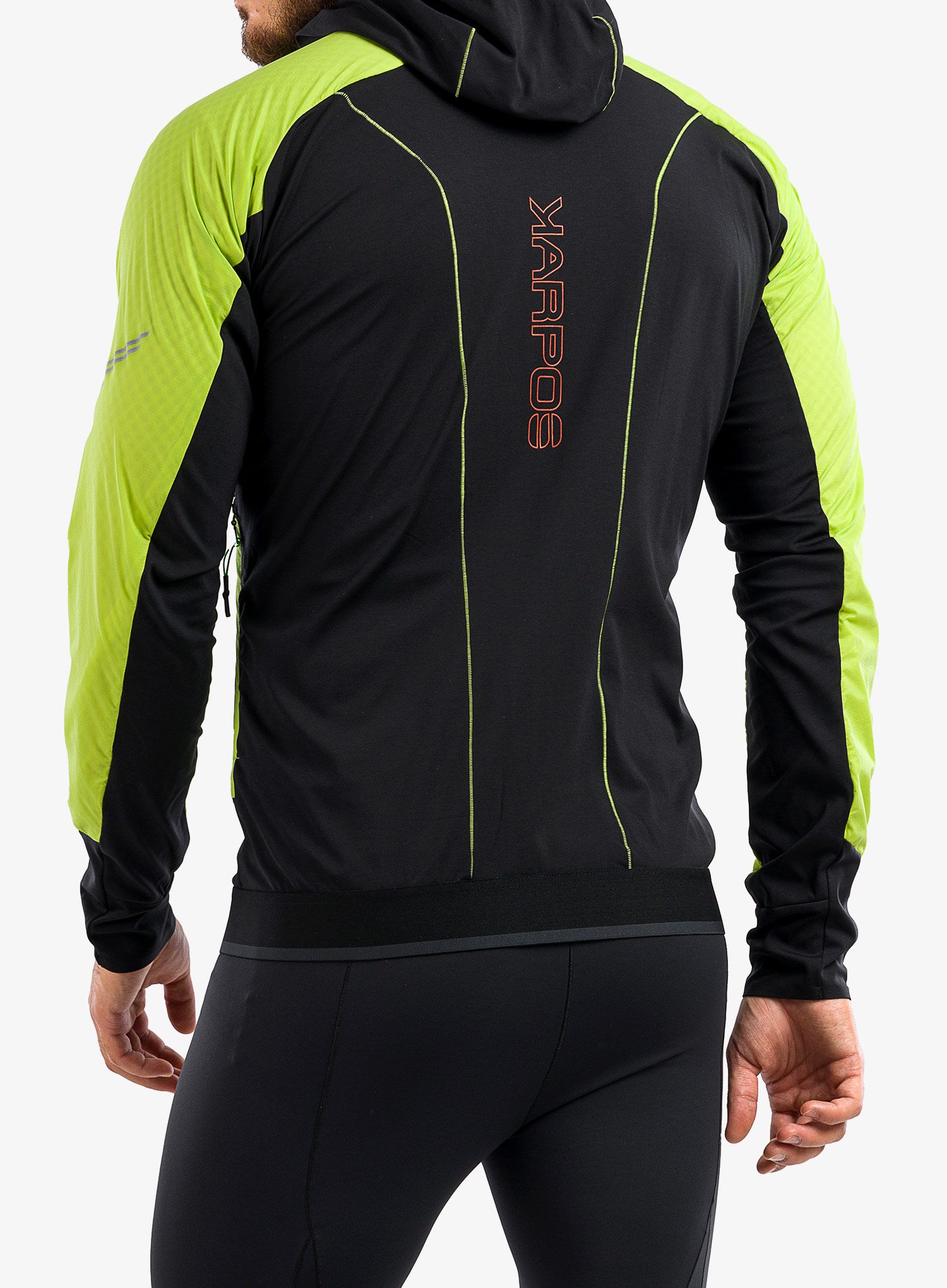Jakna za trčanje Karpos Lavaredo Winter Jacket - lime green/black