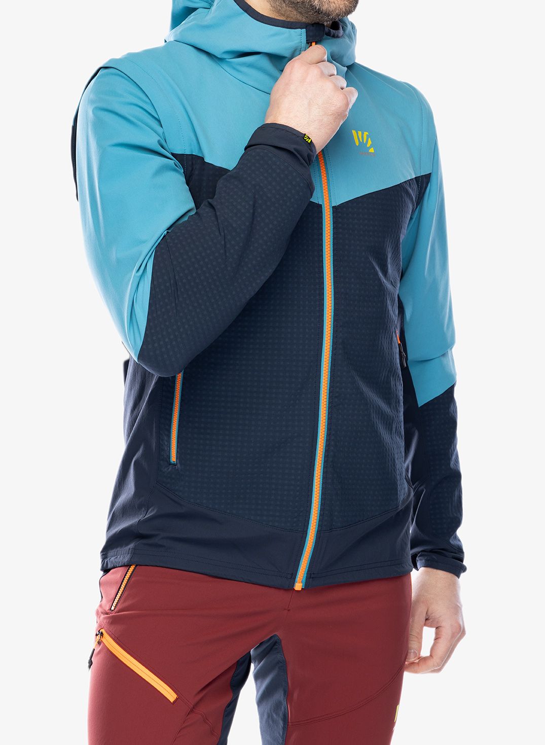 Jakna Karpos Lede  Convertible Jacket - outer space/larkspur