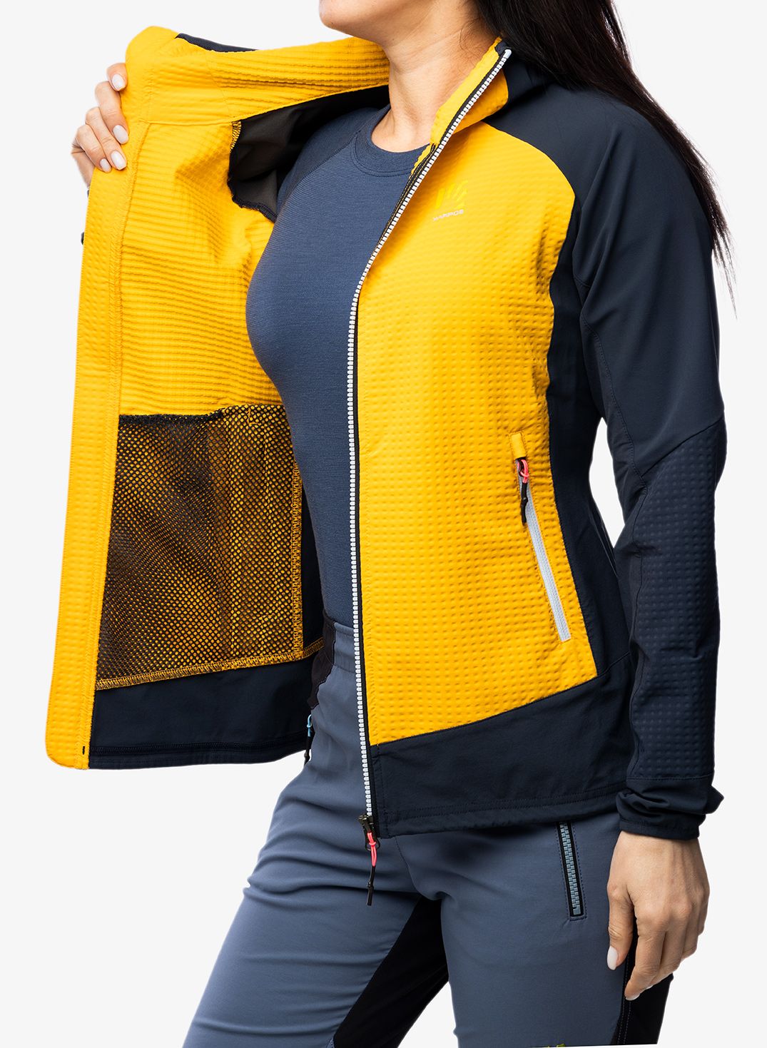 Ženska jakna Karpos Lede Jacket - kumquat/outer space