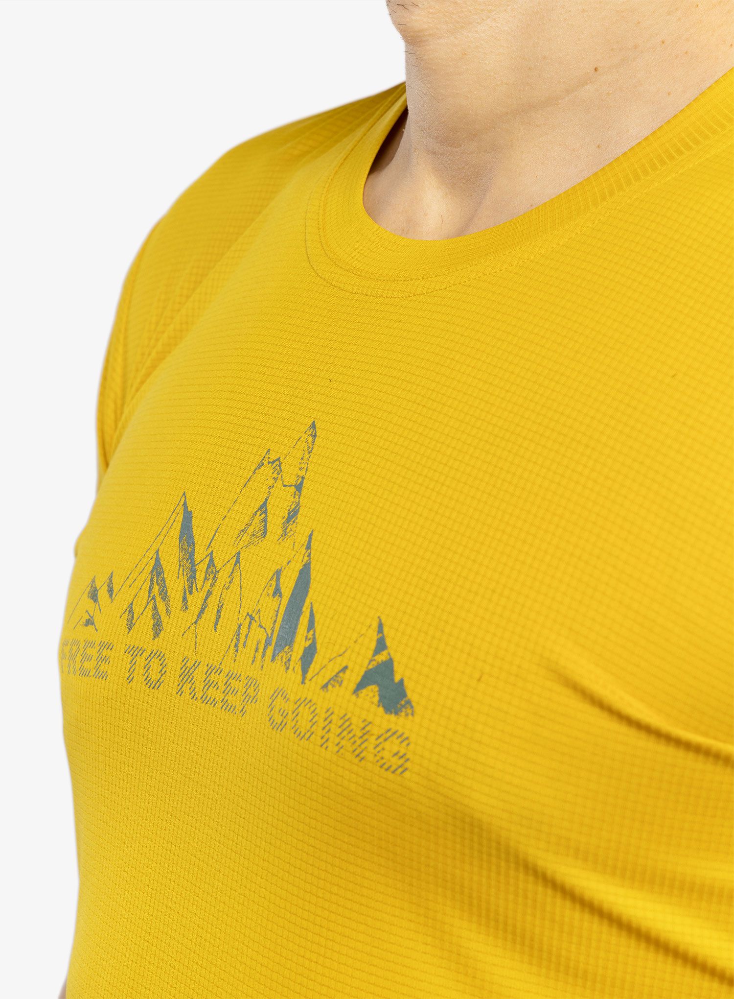 Majica Karpos Loma Print Jersey - lemon curry