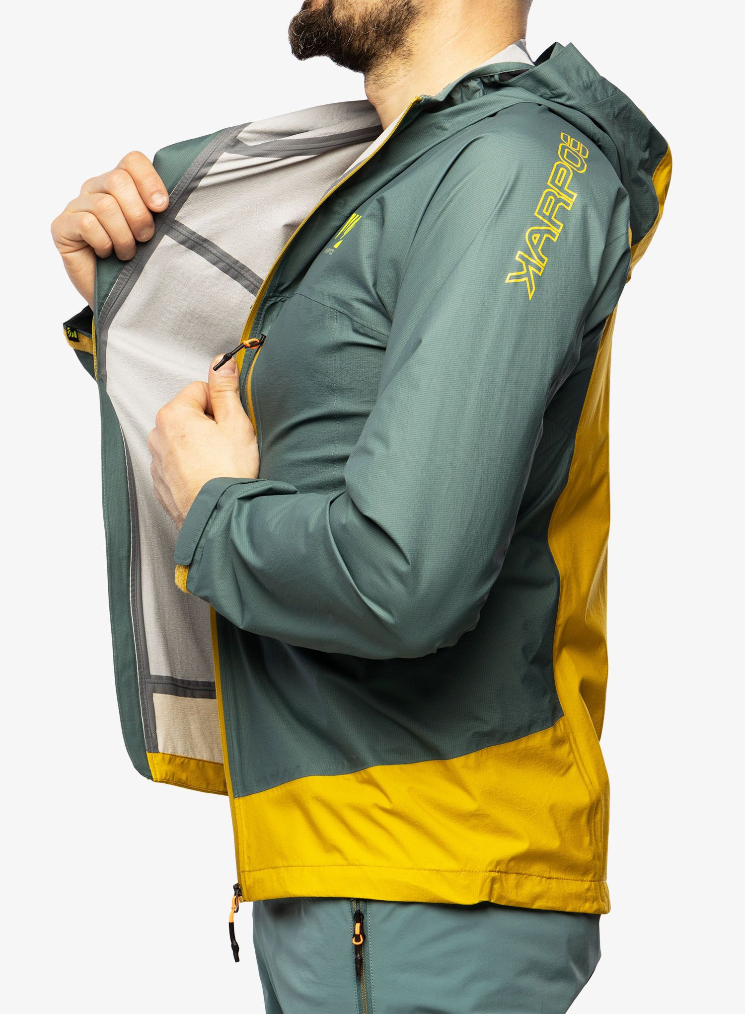 Kišna jakna Karpos Lot Rain Jacket - north atlantic/lemon curry