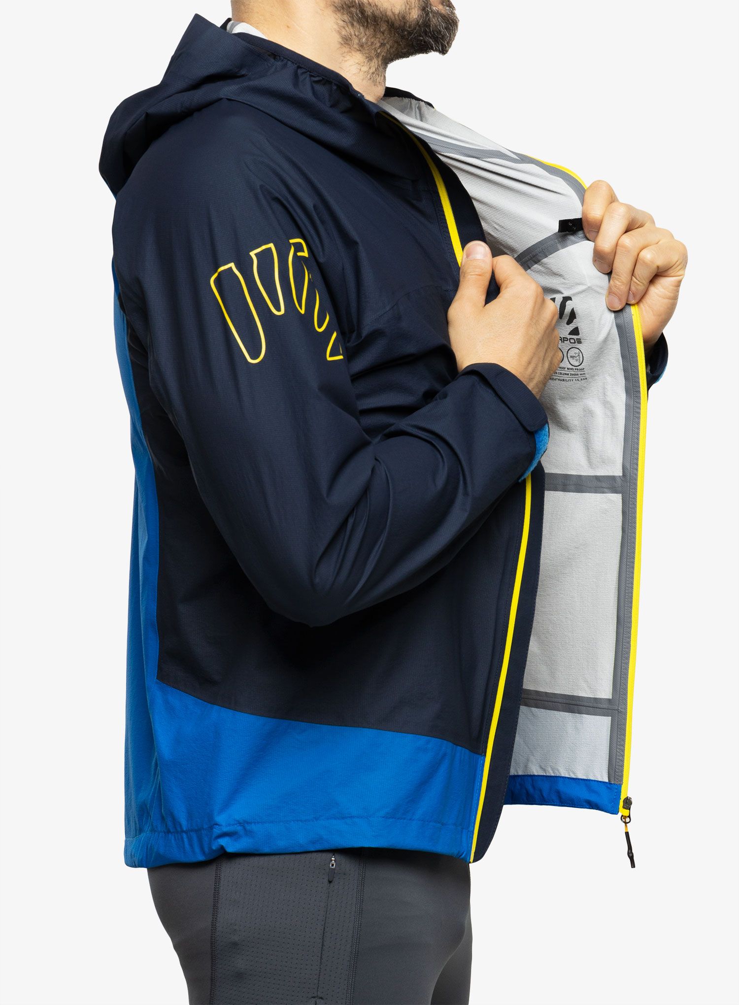 Jakna Karpos Lot Rain Jacket - outer space/indigo bunting