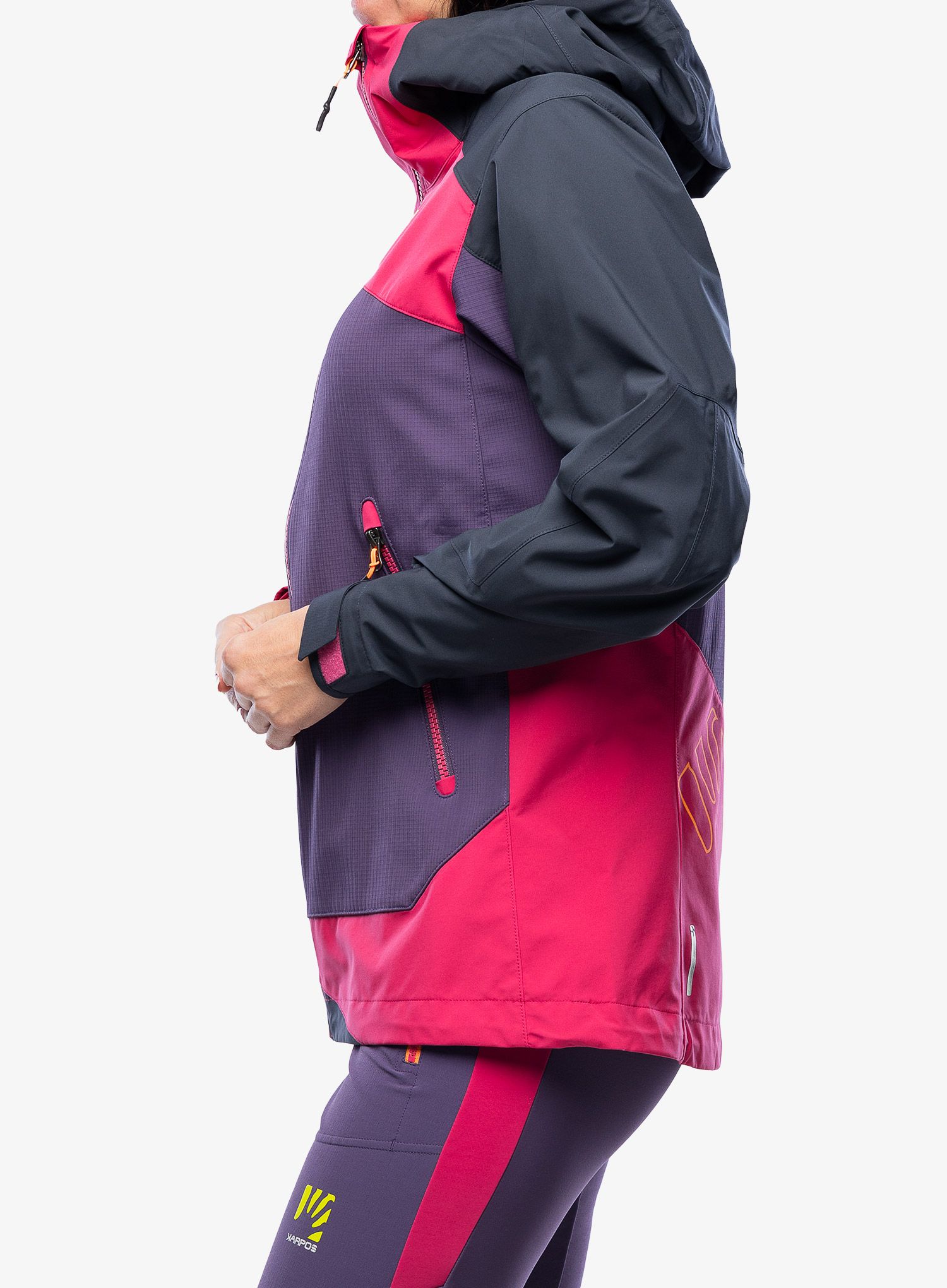 Ženska jakna za turno skijanje Karpos Marmolada Jacket - grape/granita/vulcan