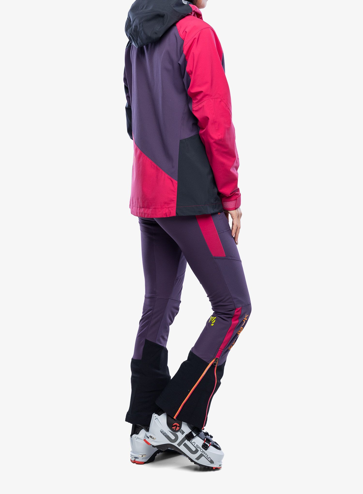 Ženska jakna za turno skijanje Karpos Marmolada Jacket - grape/granita/vulcan